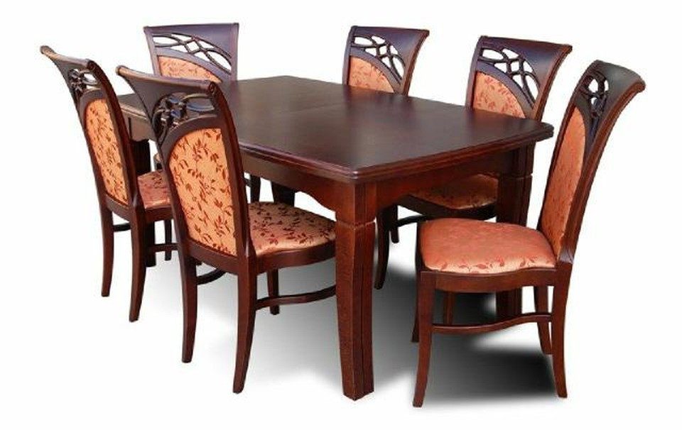 Xlmoebel Esszimmer-Set Esstisch mit 6 Stühlen - Essgruppe für Ihr Zuhause, (9-St), Made in Europa