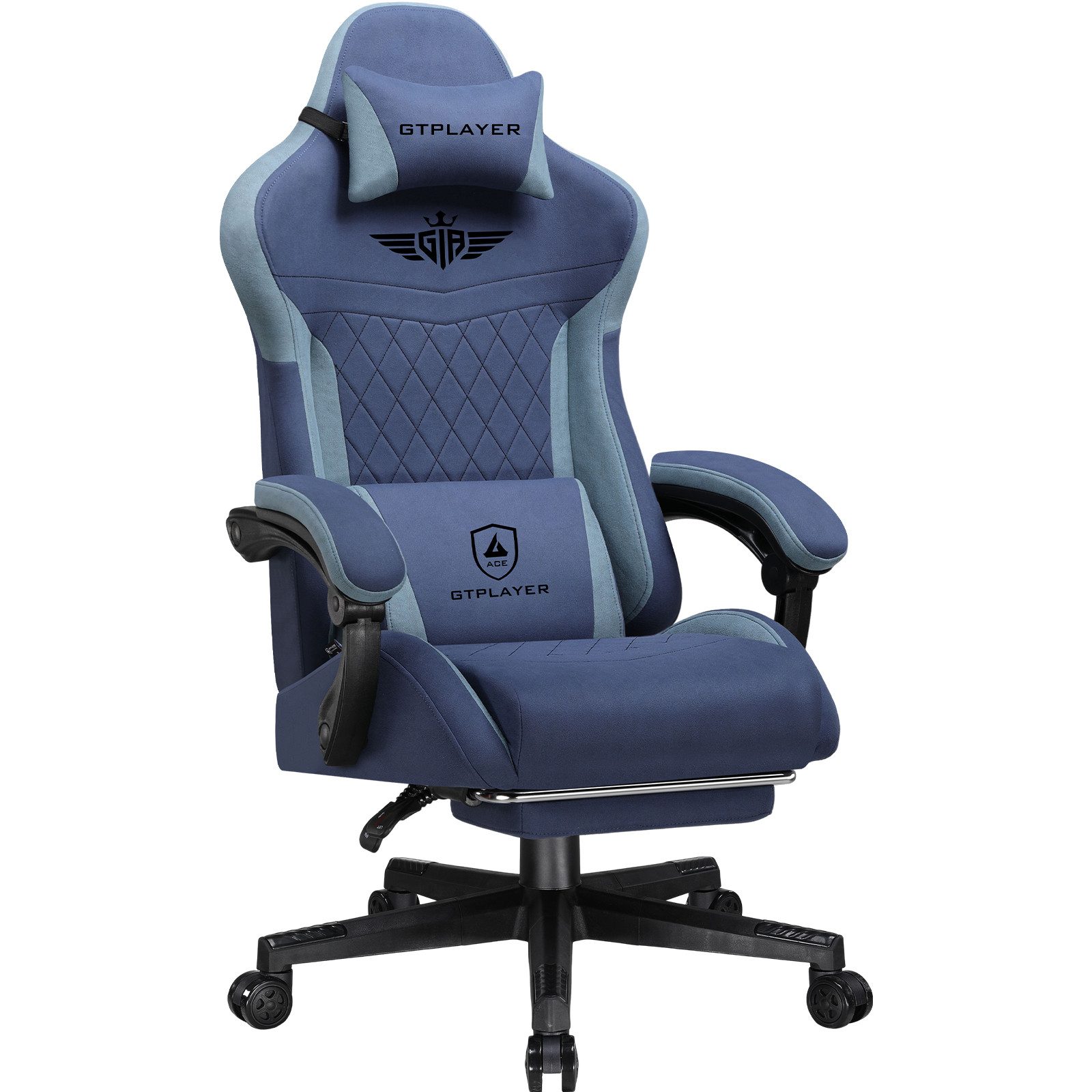 GTPLAYER Gaming-Stuhl Stoff Gaming Chair Ergonomisch günstig online kaufen