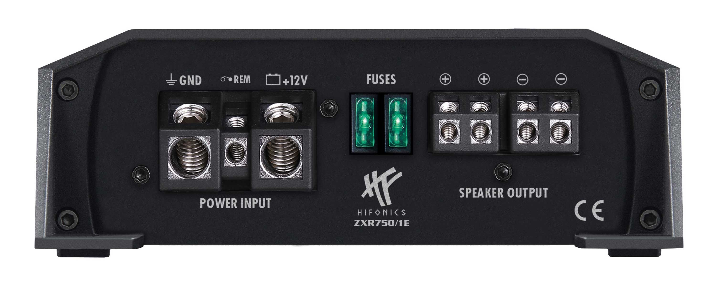 Hifonics ZEUS EXPANSION ZXR 750/1E 1-Kanal Power Verstärker Mono Class-D Endverstärker (Anzahl Kanäle: 1)