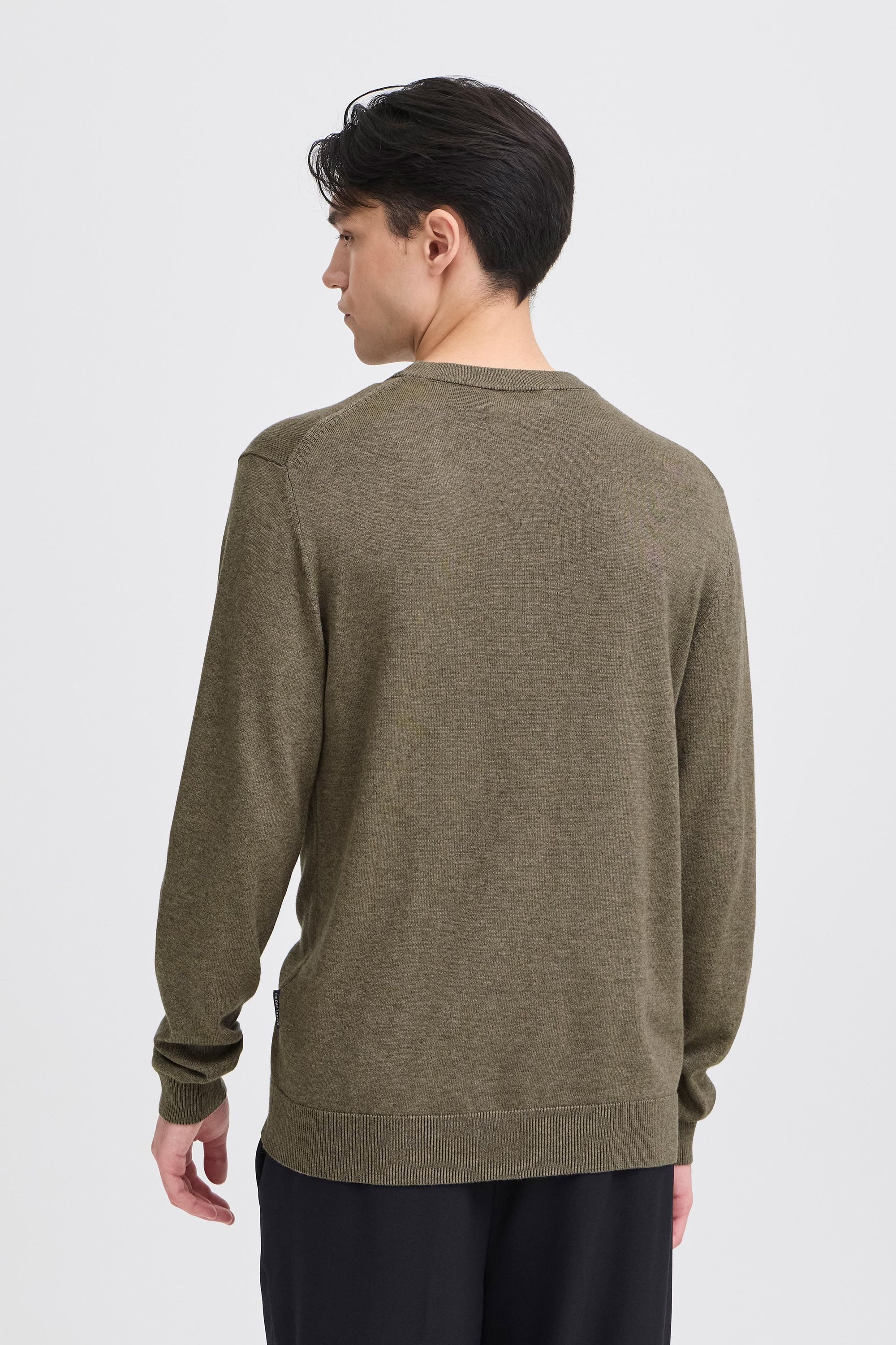 Casual Friday Strickpullover CFBells Basic Rundhals Pullover