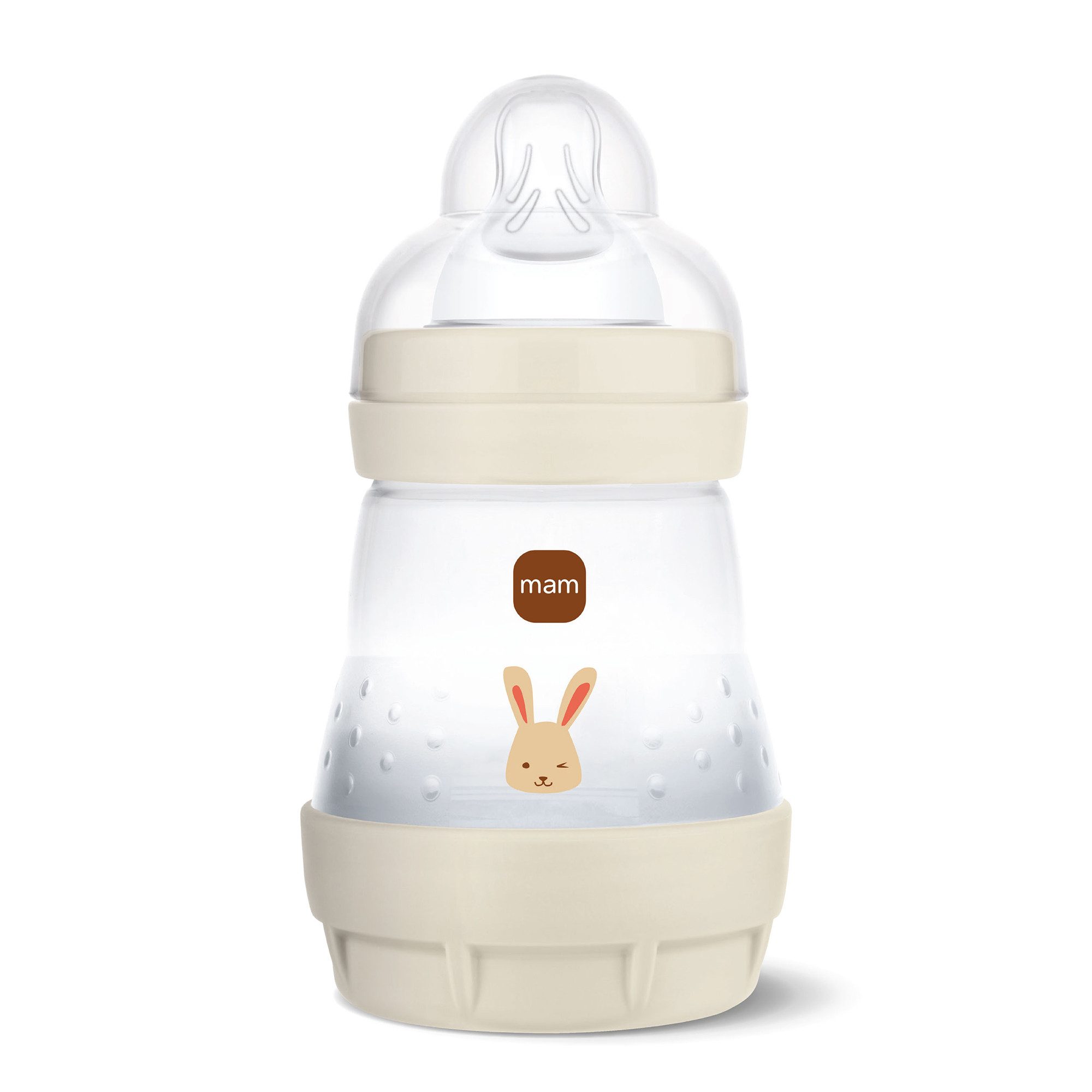 MAM Babyartikel Babyflasche Easy Start Matt mit SkinSoft Silikon Trinksauger