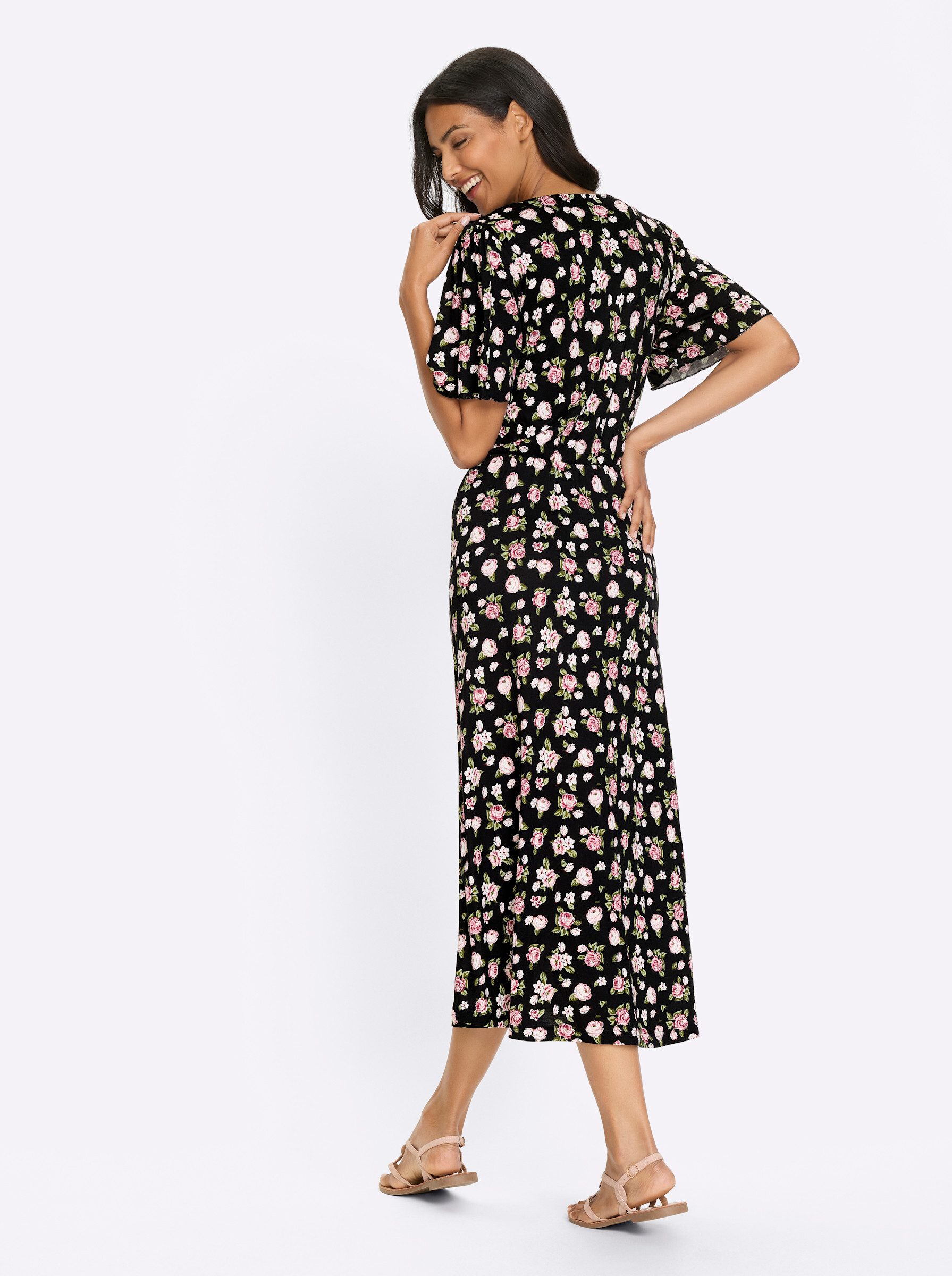 Sieh an! Jerseykleid Jersey-Kleid Kurzarm günstig online kaufen