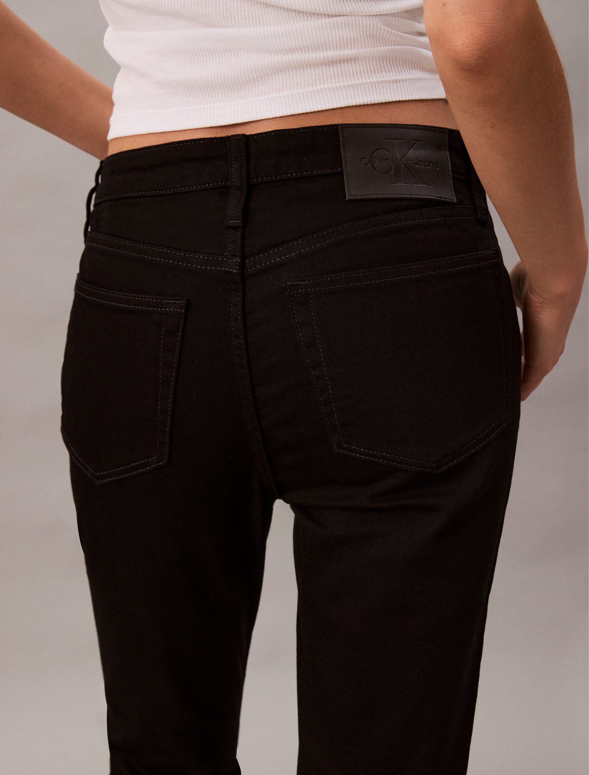 Calvin Klein Jeans Skinny-fit-Jeans MID RISE SKINNY Mit Gürtelschlaufen