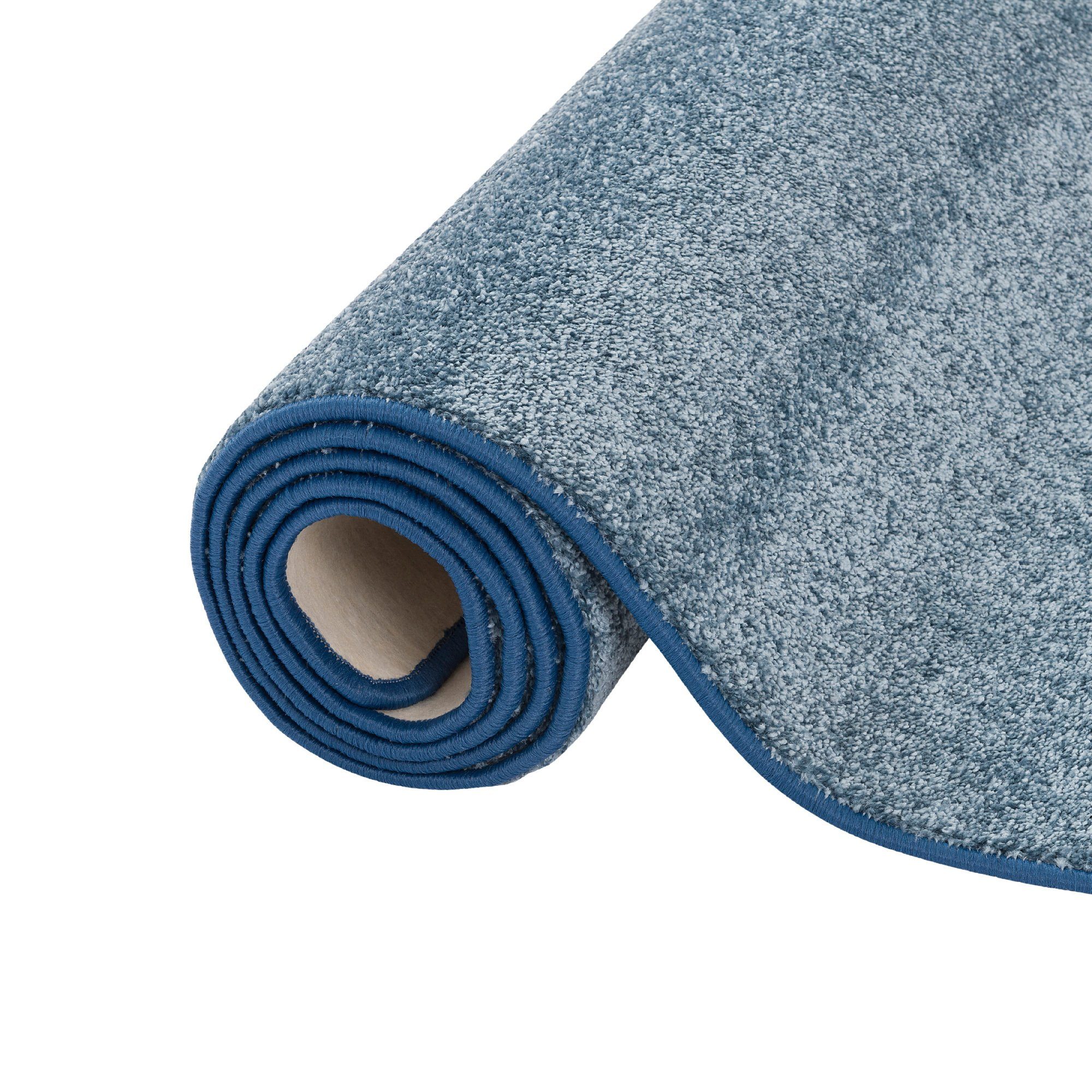Snapstyle Läufer Hochflor Velours Läufer Teppich Luna, Rechteckig, Höhe: 16 mm