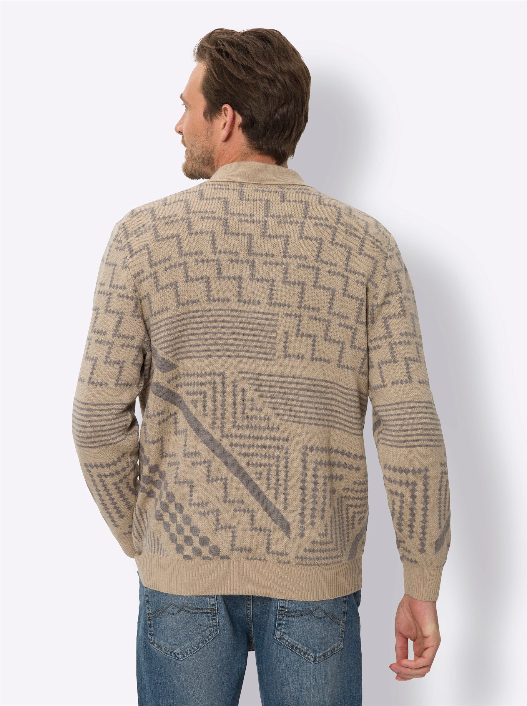 Sieh an! Strickpullover Polopullover . günstig online kaufen