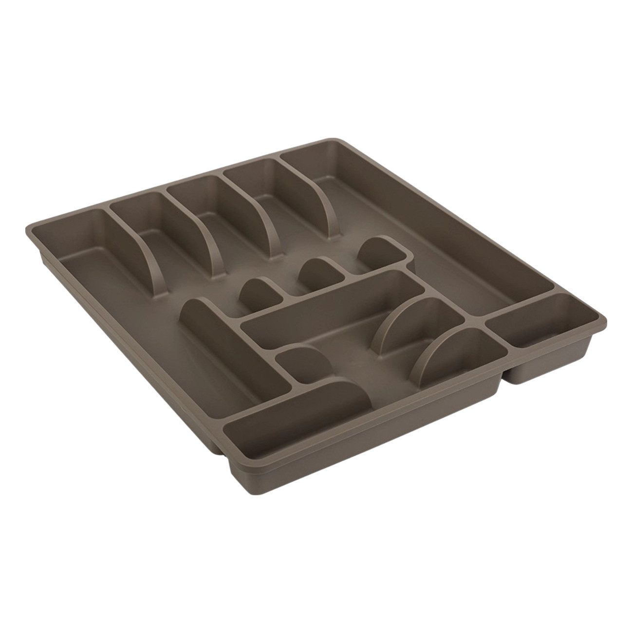 Engelland Besteckkasten Besteckeinsatz für Schubladen 40 cm (Vorteils-Set, 1 St., 45 x 39 x 5 cm), BPA-frei, robuster PP-Kunststoff, für alle handelsüblichen Schubladen