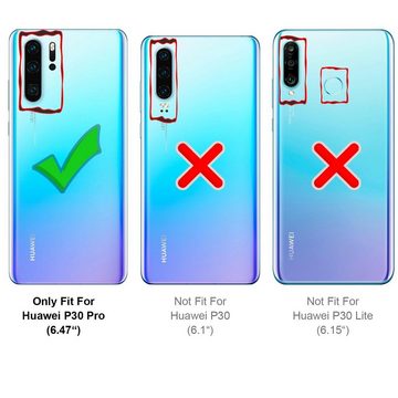 CoolGadget Handyhülle Anti Shock Rugged Case für Huawei P30 Pro 6,5 Zoll, Slim Cover mit Kantenschutz Schutzhülle für P30 Pro Hülle Transparent