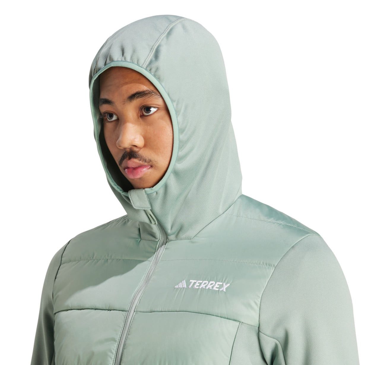 adidas Performance Hybridjacke Terrex Multi Hybrid Insulated (atmungsaktiv) hellgrün Herren