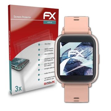 atFoliX Schutzfolie Displayschutzfolie für Denver SW-161, (3 Folien), Ultraklar und flexibel