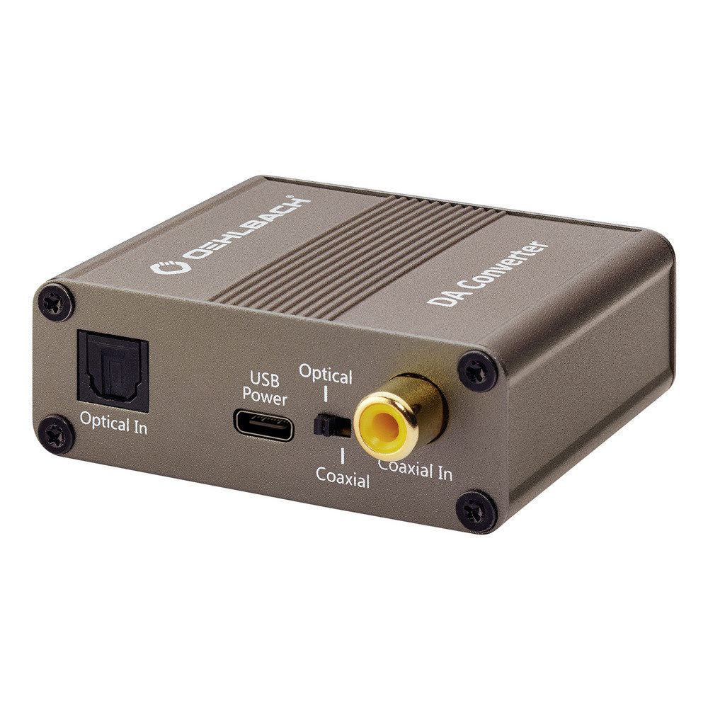 OEHLBACH Oehlbach D1C6035 Cinch / Koaxial / Toslink / USB-C® Audio Adapter [2x Audio-Adapter