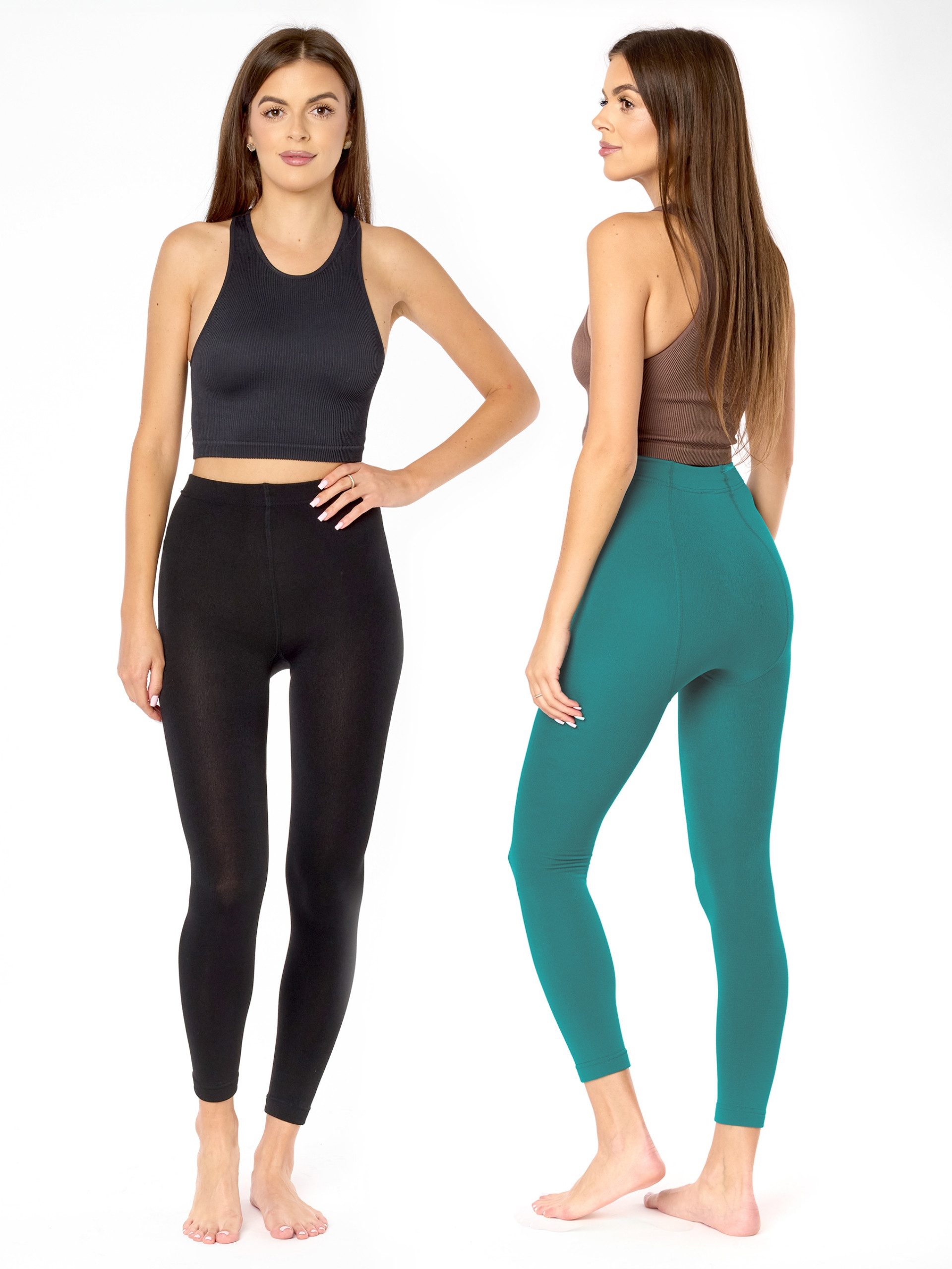 Merry Style Leggings 2er Pack Damen Thermo Leggings Gefütterte Thermoleggings MS-ATX-441 (1-tlg) – Bild 2 von 5