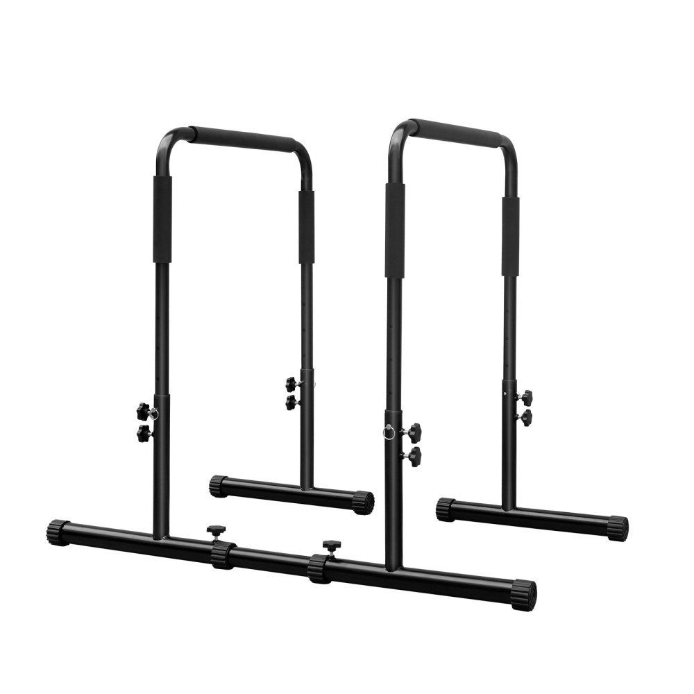 BBWL Kletter-Trainingsgerät Dip Bar Station Parallettes Höhenverstellbar Stabile Parallel Bars, Adjustable Dip Bar Parallettes für Heimtraining Oberkörper Fitness