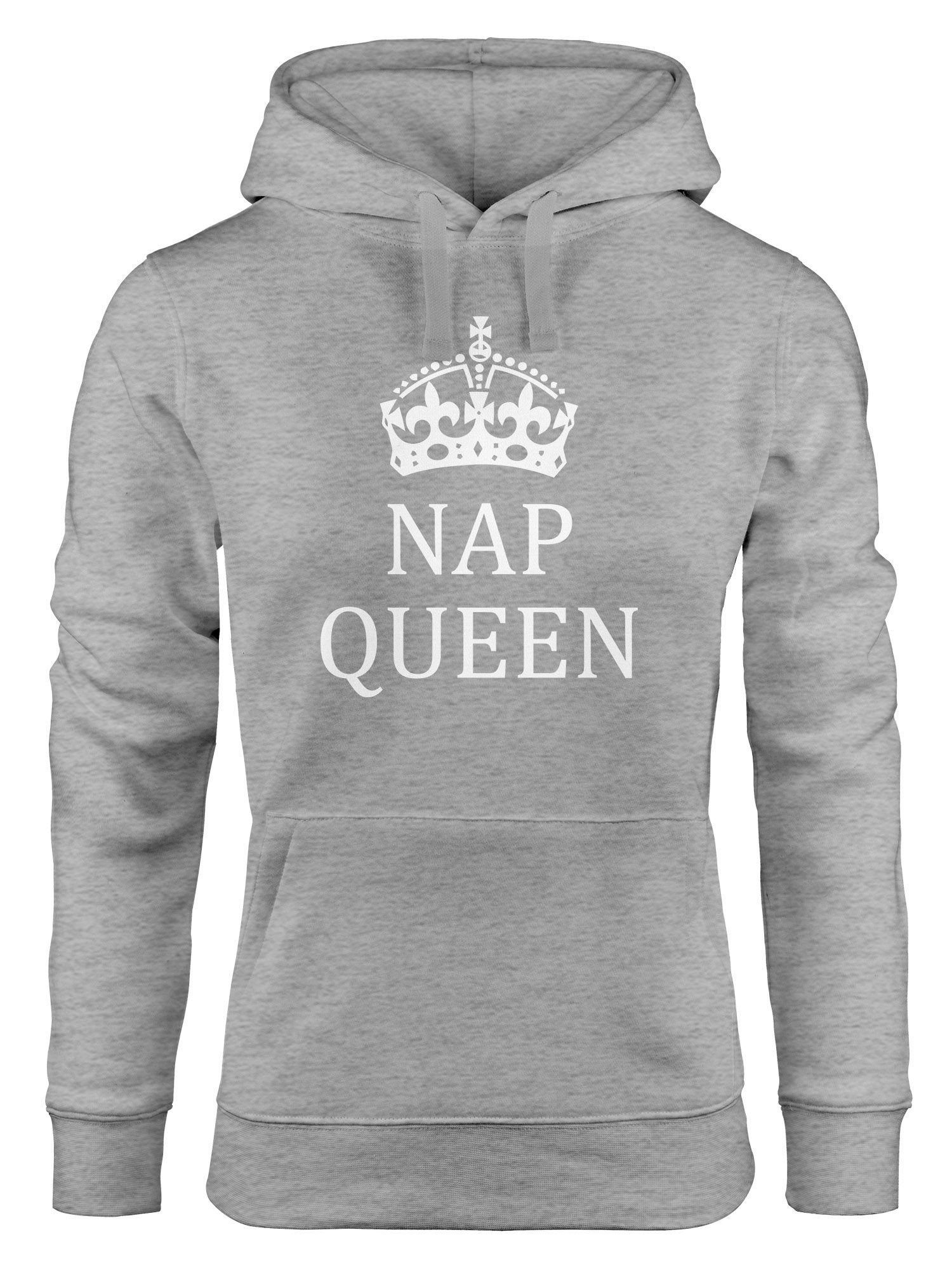 Hoodie Kapuzen-Pullover Damen NAP Queen Crown Hoodie Moonworks®