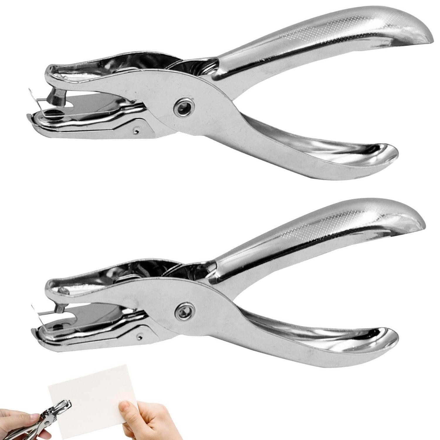 LuxusKollektion Lochzange Einzellochstanze Set 6mm/3mm Metall Locher
