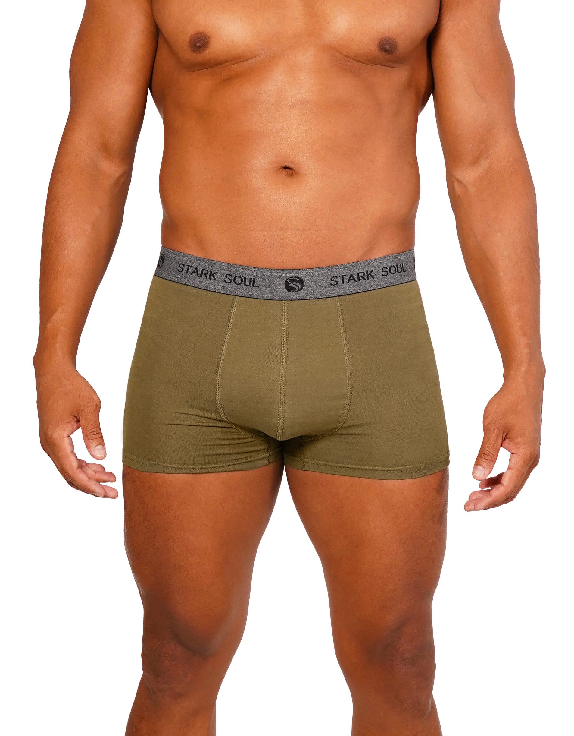 Stark Soul® Boxershorts Herren Boxershorts, Hipster im 6er Pack, Baumwoll-Unterhosen 6er-Pack