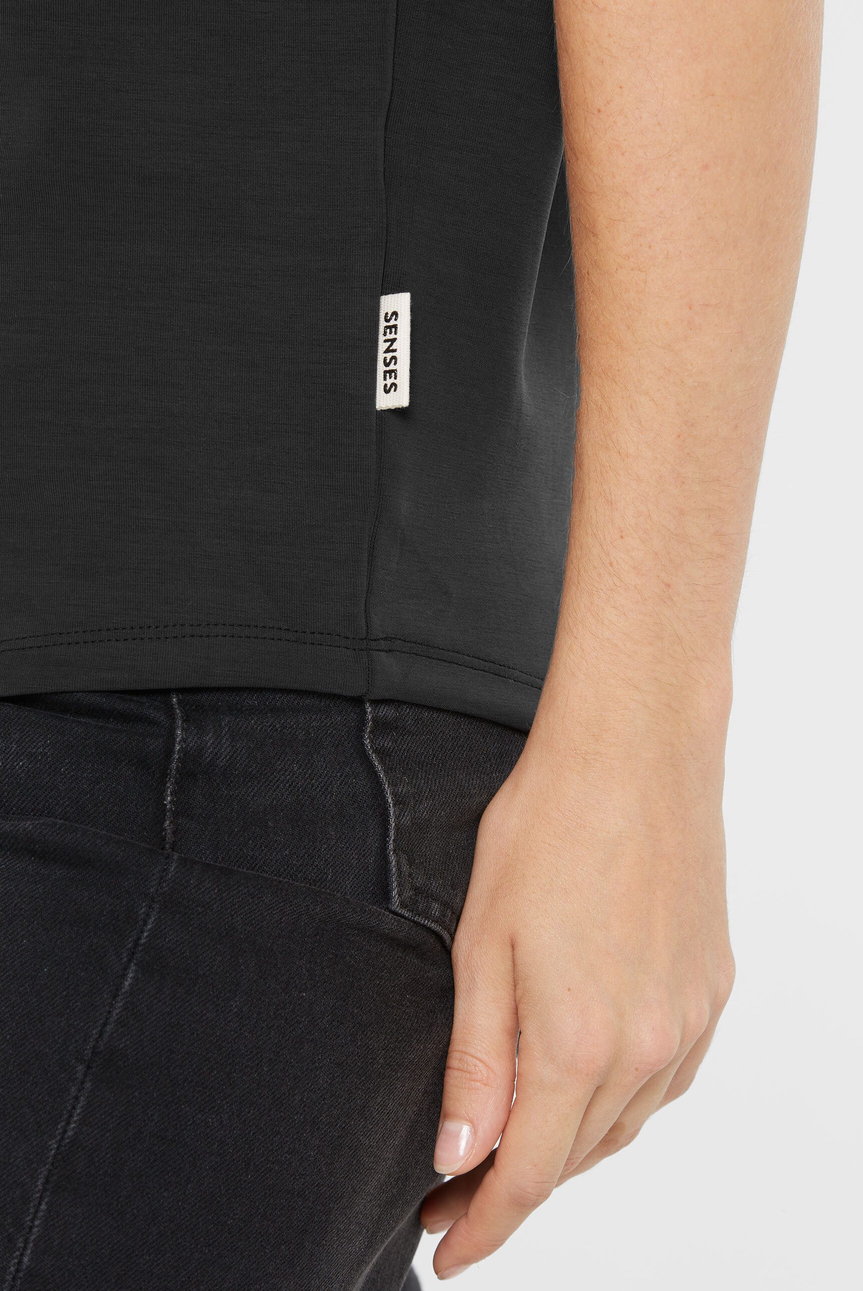 SENSES.THE LABEL Rundhalsshirt mit Fledermausärmel