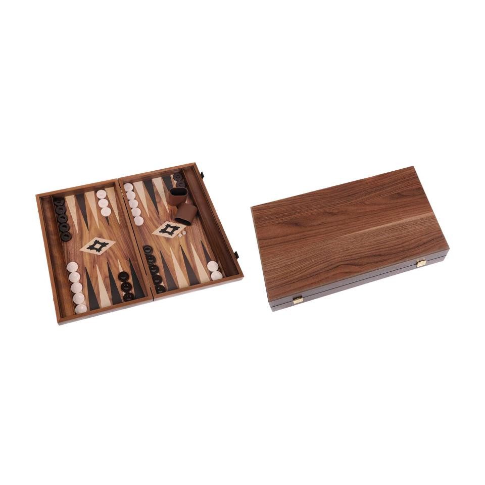 Philos Spiel, Polyfados - groß - Backgammon - Kassette - Holz