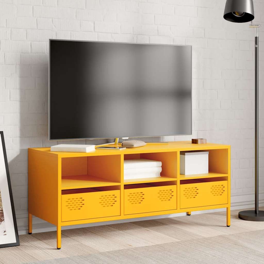 vidaXL TV-Schrank TV-Schrank Senfgelb 101,5x39x43,5 cm günstig online kaufen
