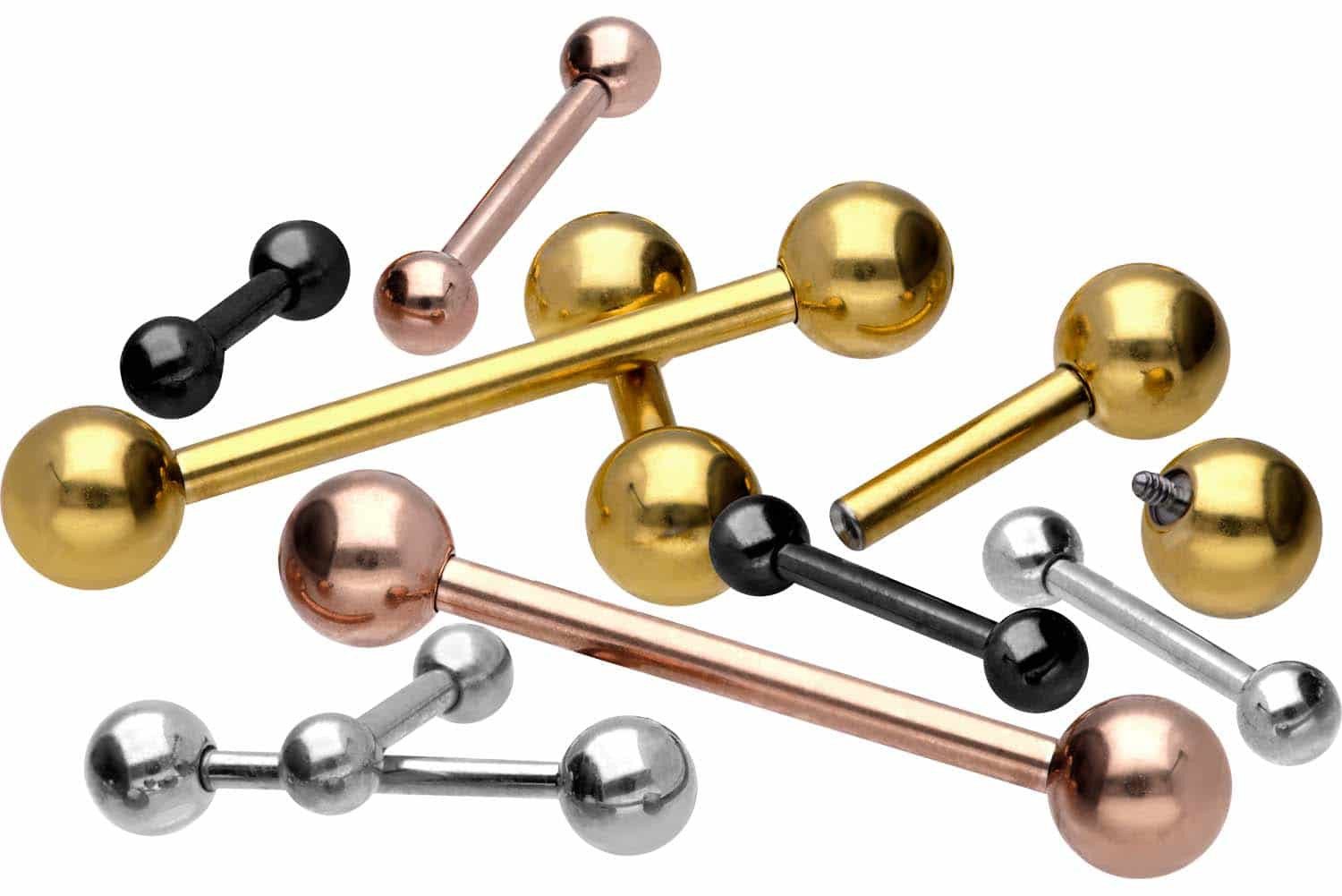 PIERCINGLINE Brustwarzenpiercing Titan Barbell mit Innengewinde (Barbells, günstig online kaufen