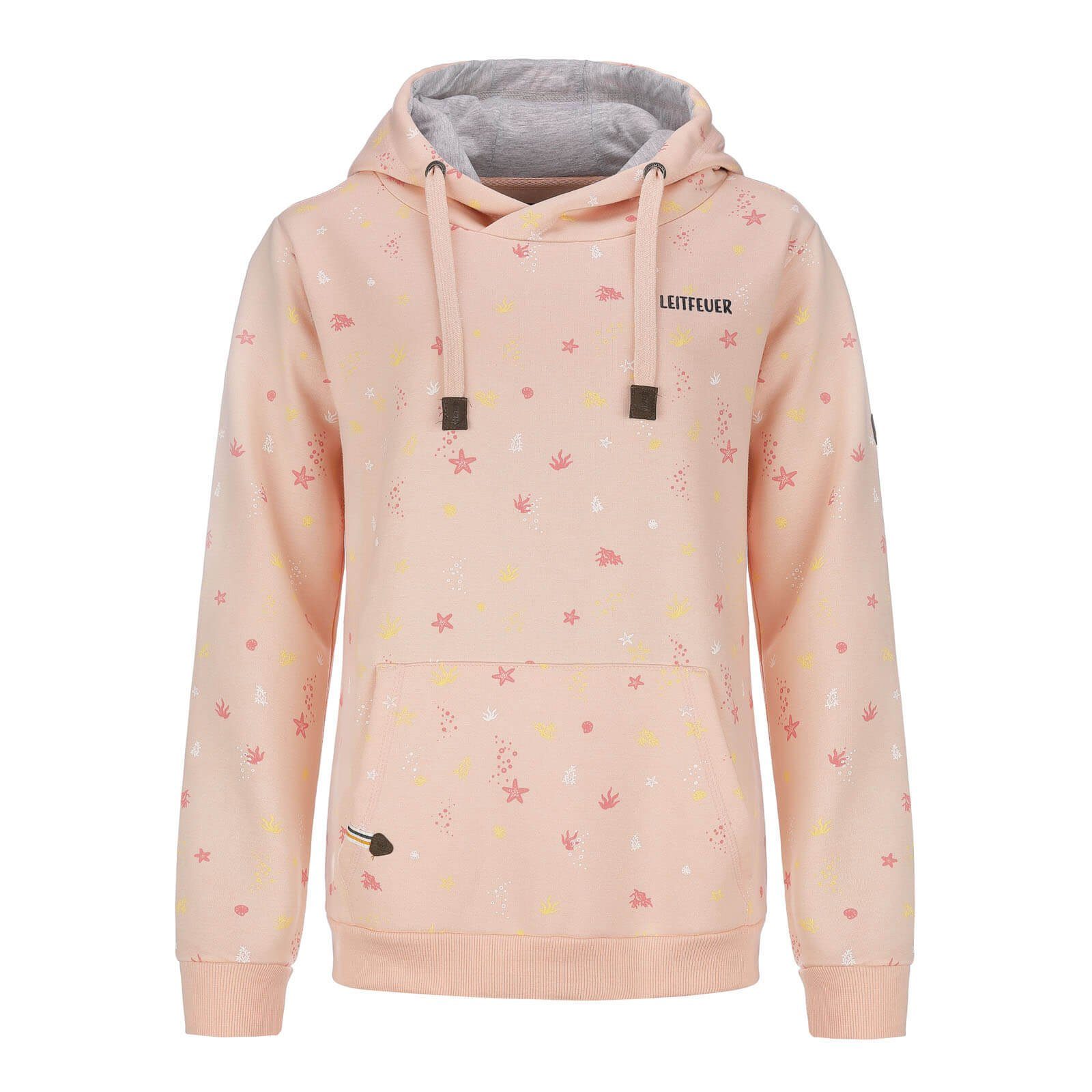 Leitfeuer Kapuzenpullover Damen Sweathoody unifarben und Print Maritim ...