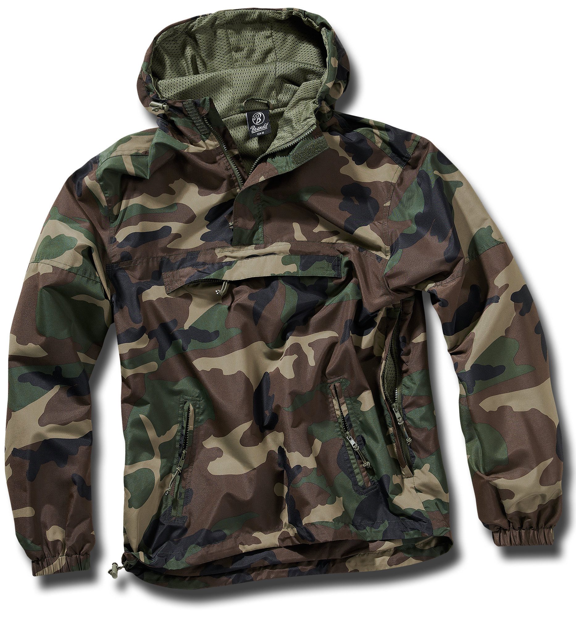 Brandit Allwetterjacke Herren Sommer Windbreaker Jacke US Version Perfekte Passform Hochwertige Verarbeitung,Wasserabweisend