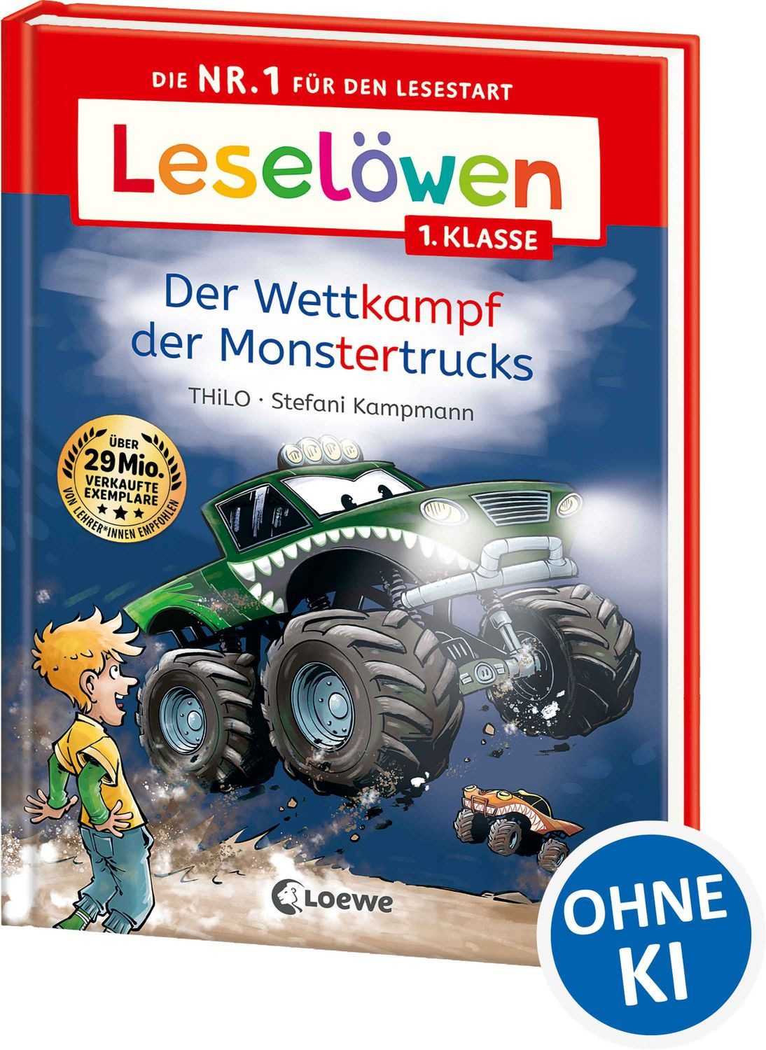 Kinderbuch Leselöwen 1. Klasse - Der Wettkampf der Monstertrucks Die Nr. 1 für de Thilo