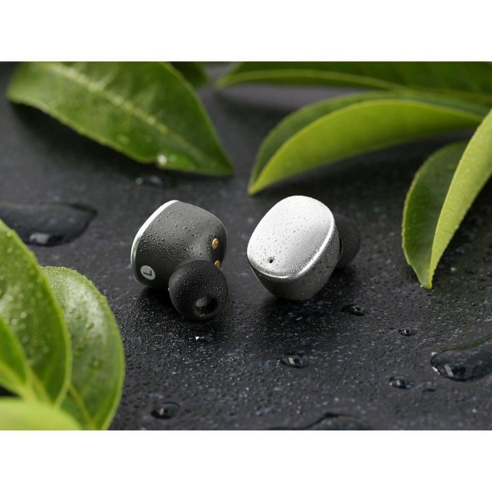 Hama Spirit Pure True Wireless, In Ear BT Kopfhörer kabellos Bluetooth- Kopfhörer (Google Assistant, Siri, Finger-Touch Sensor, Lautstärkeregler, Rufannahmetaste, Sprachsteuerung), Komfortables Telefonieren dank des  integrierten Mikrofons