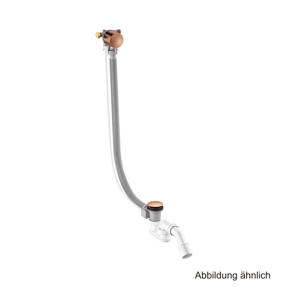 Damixa Badarmatur Damixa Badewannenablauf mit Überlauf und Wassereinlauf, "Kupfer geb."