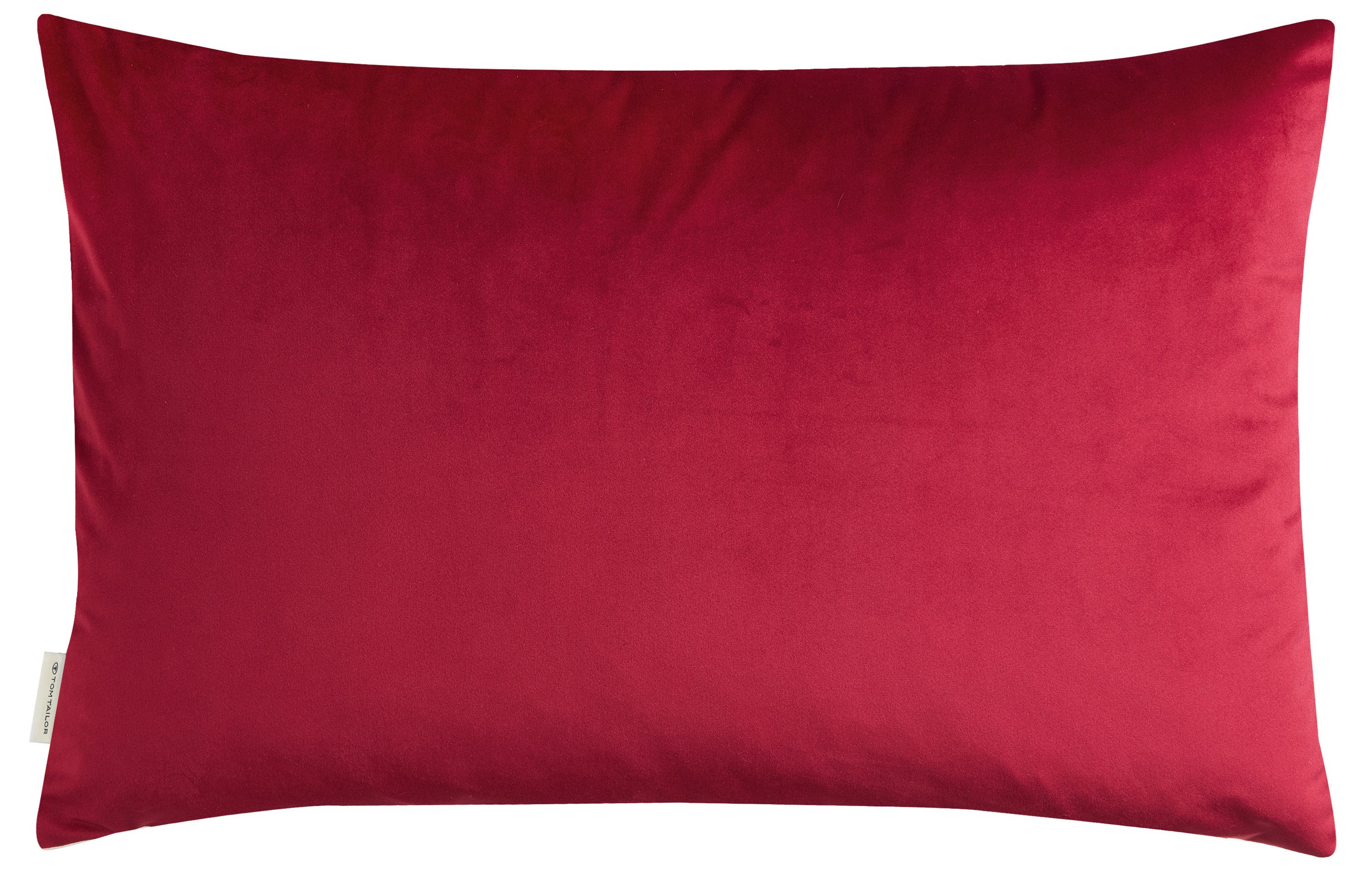 TOM TAILOR HOME Dekokissen Velvet Stripe, aus weichem Velvet