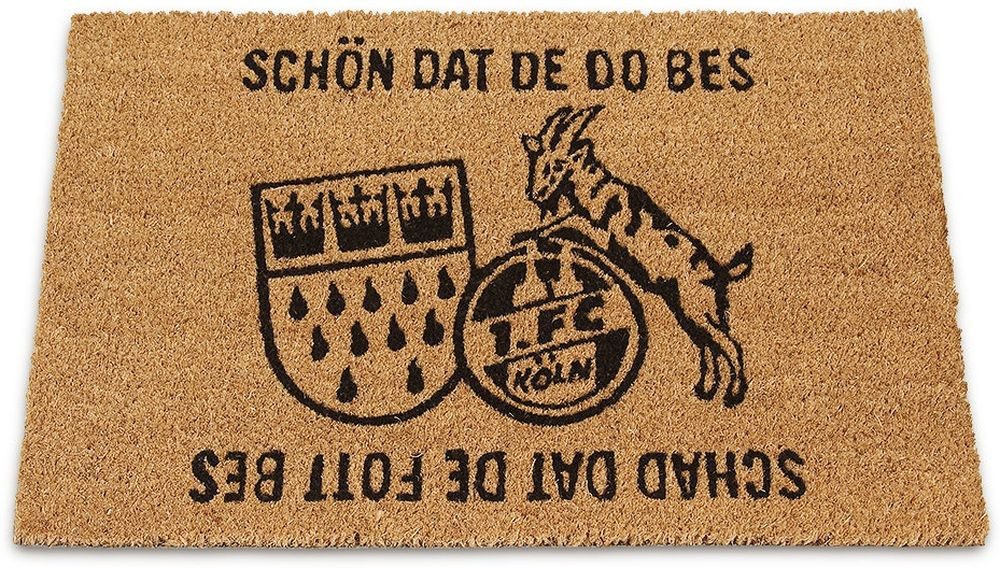1. FC Köln Dekoobjekt Fußmatte Kokos günstig online kaufen