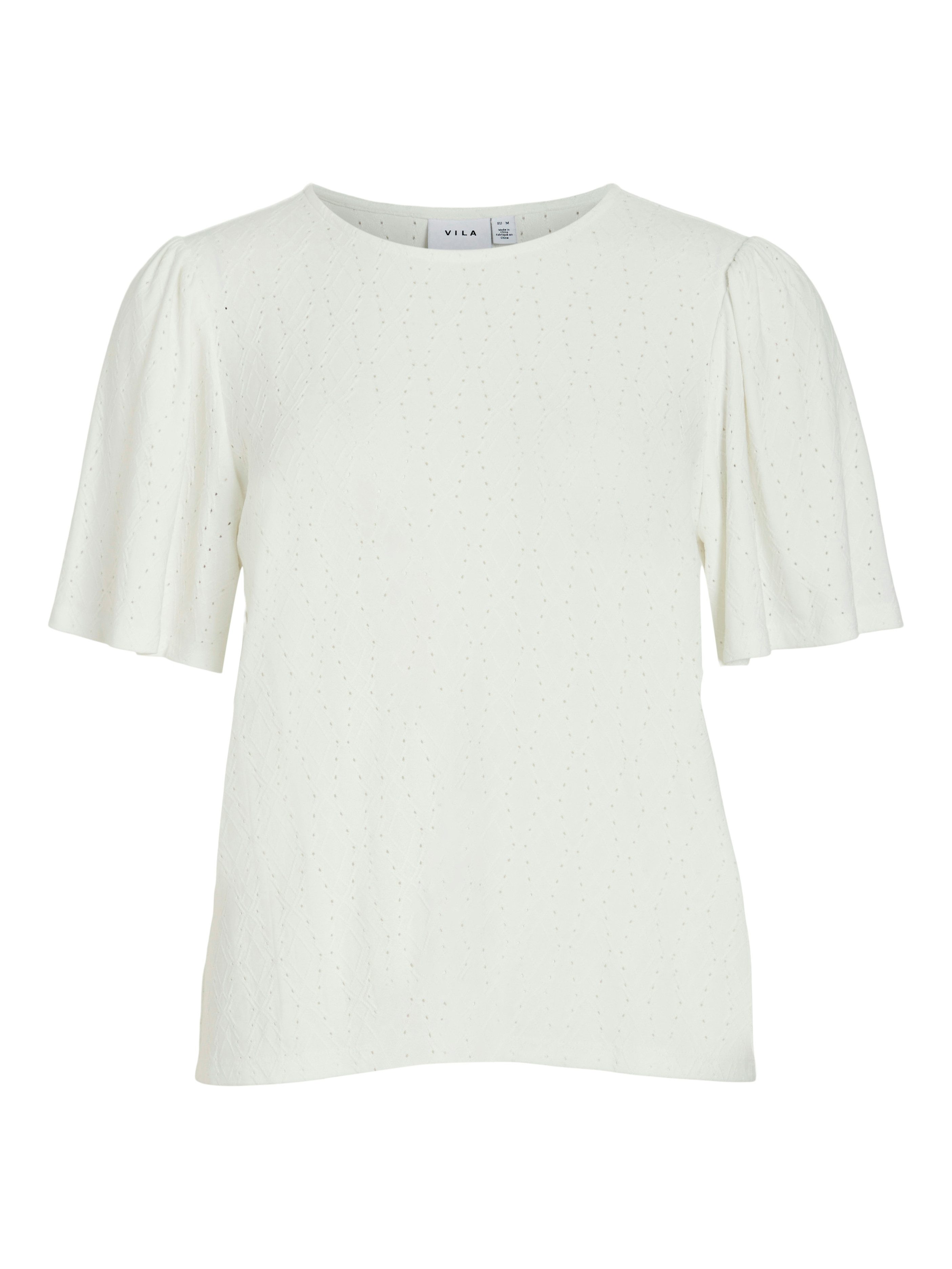 Vila Rundhalsshirt VIBELLI O-NECK S/S TOP - NOOS günstig online kaufen