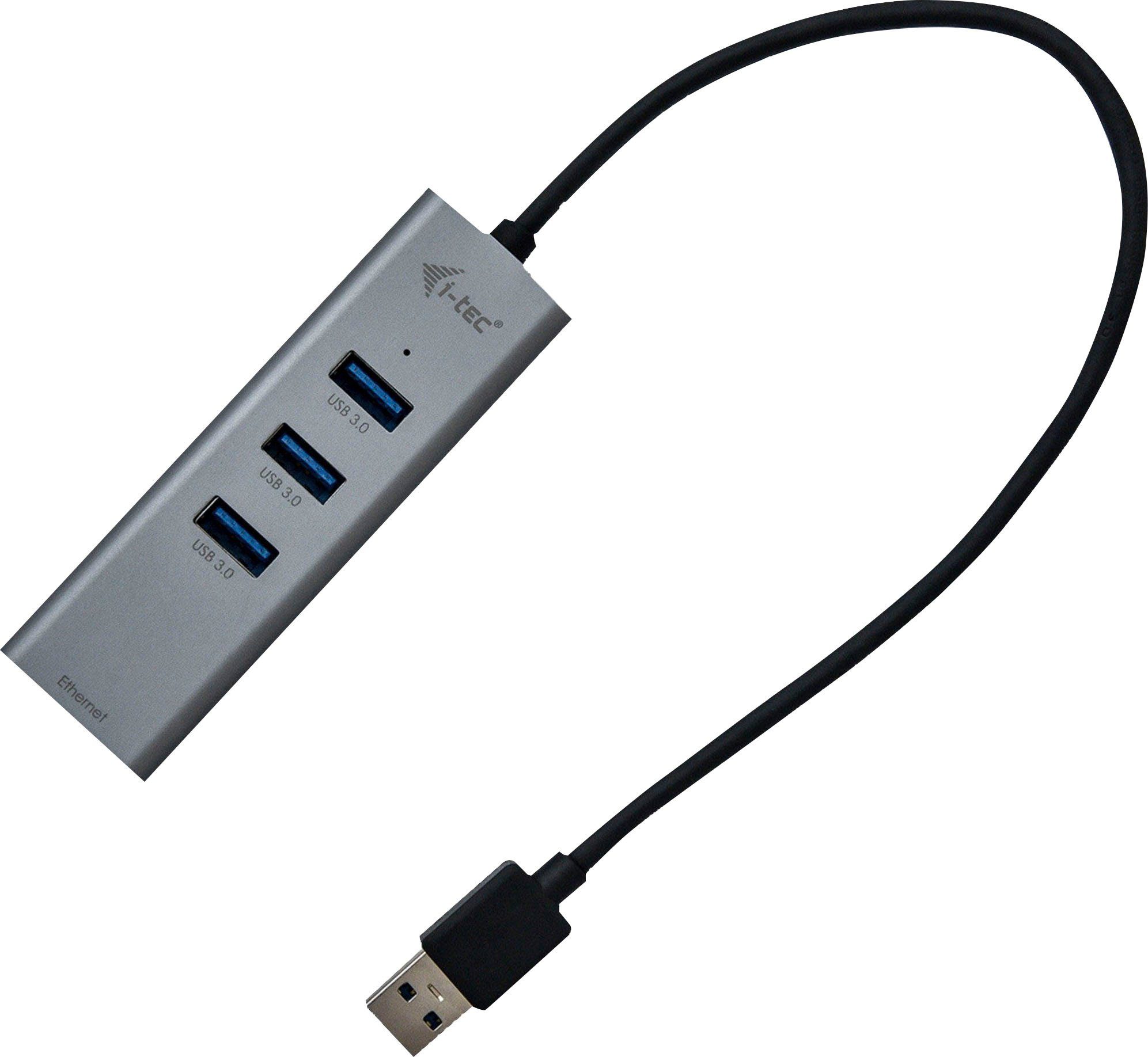 I-TEC USB-A Metal HUB 3 Port Giga USB-Adapter