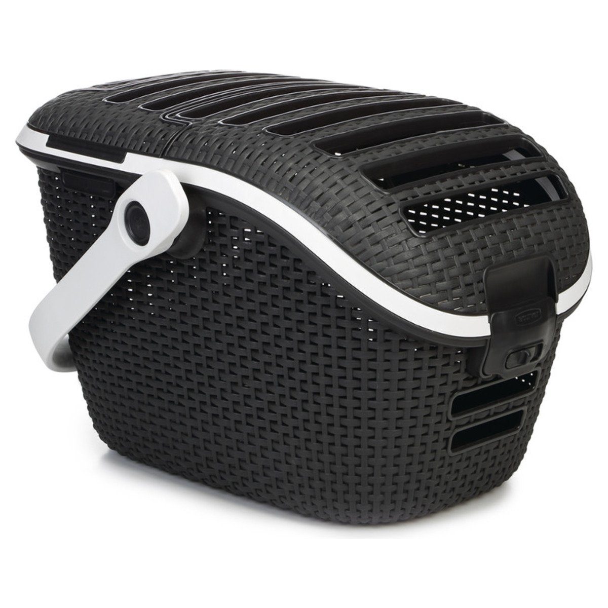 Curver Tiertransportbox Transportbox anthrazit für Katzen