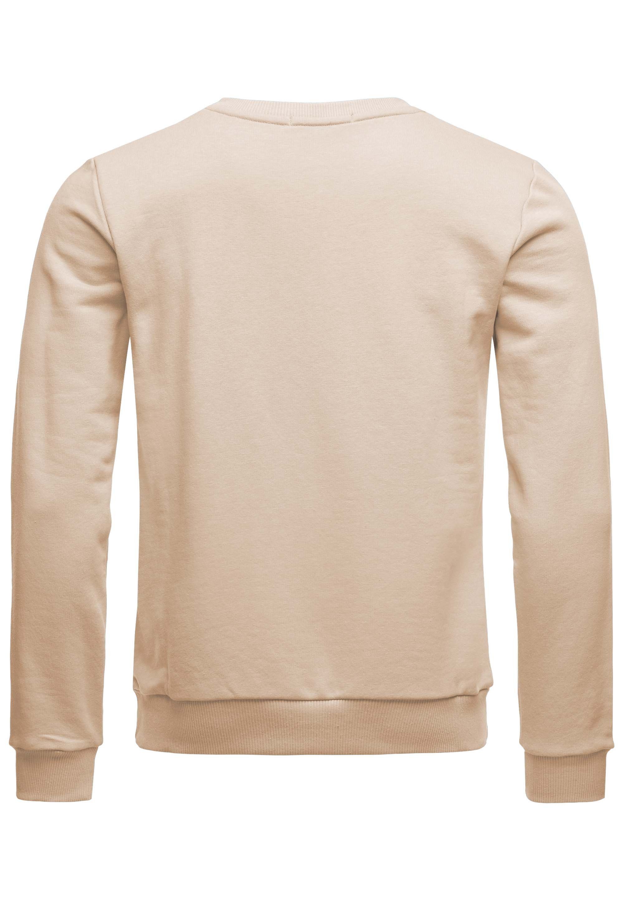 RedBridge Sweatshirt Basic Langarmshirt - Rundhals, günstig online kaufen