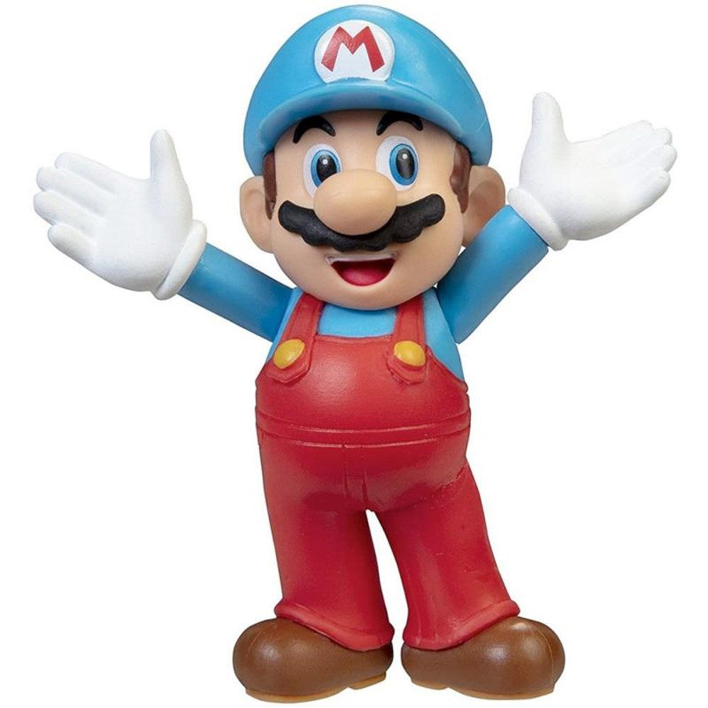 Super Mario Actionfigur Nintendo Super Mario Figur Wave 28 Ice Open Arms Mario, 6,5 cm