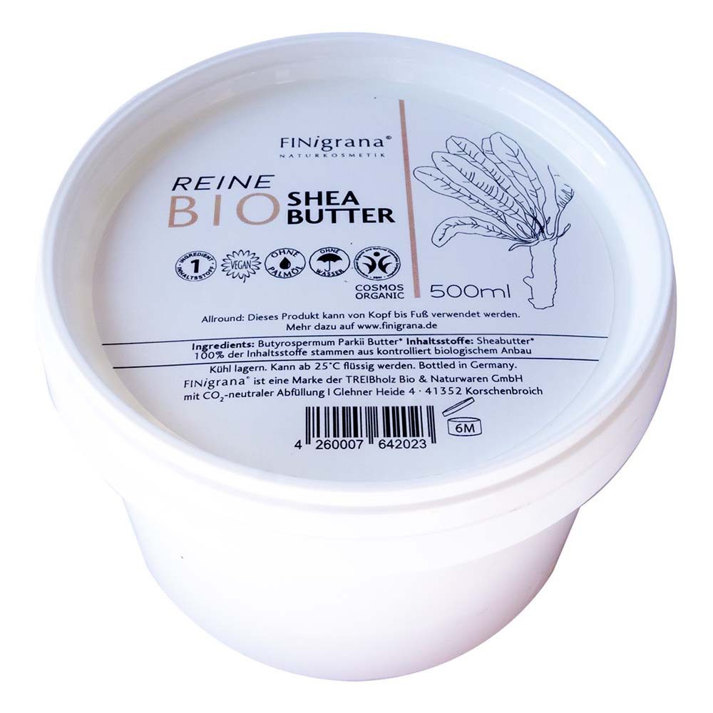 Finigrana Körperbutter Reine Bio Shea Butter 500ml