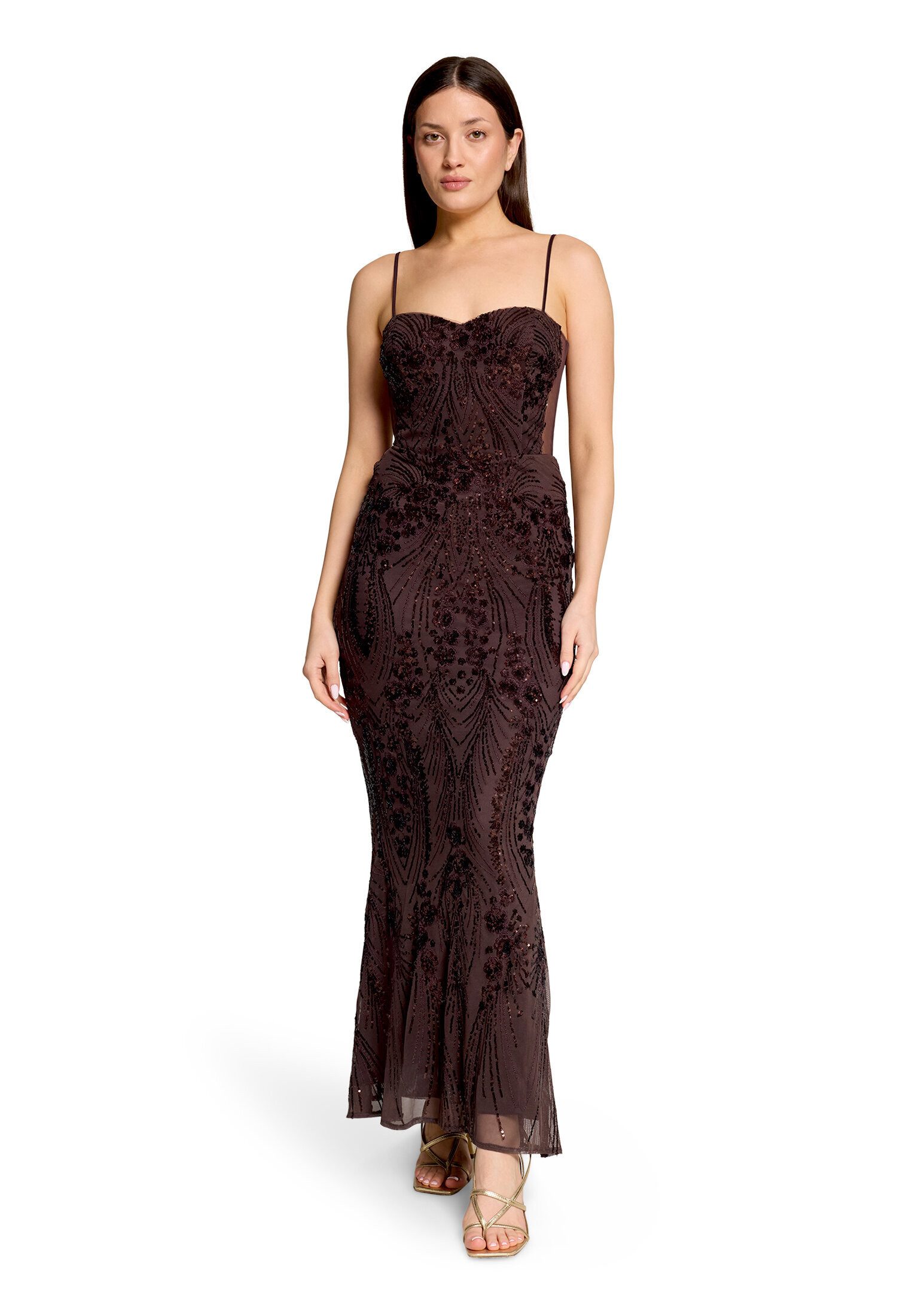 Vera Mont Abendkleid Damen mit Pailletten