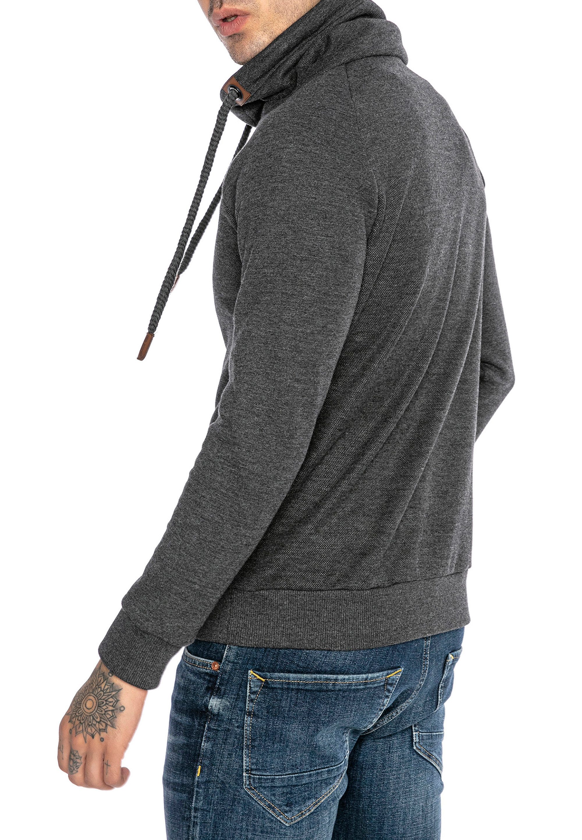 RedBridge Sweatshirt mit Schalkragen - Bequemer Pullover für Freizeit und A günstig online kaufen