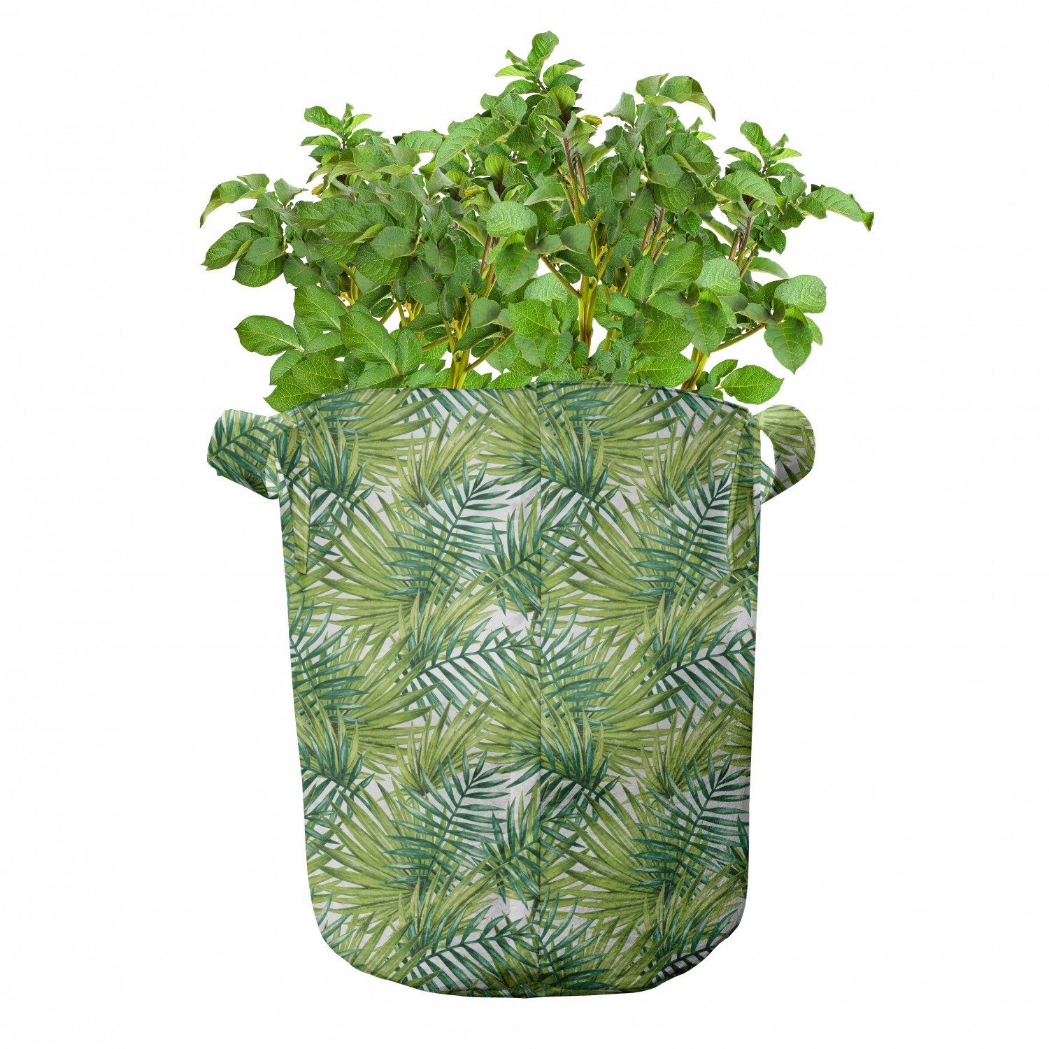 Pflanze Abakuhaus Pflanzen, Pflanzkübel mit Illustration Bunte Griffen für Natürliche hochleistungsfähig Stofftöpfe