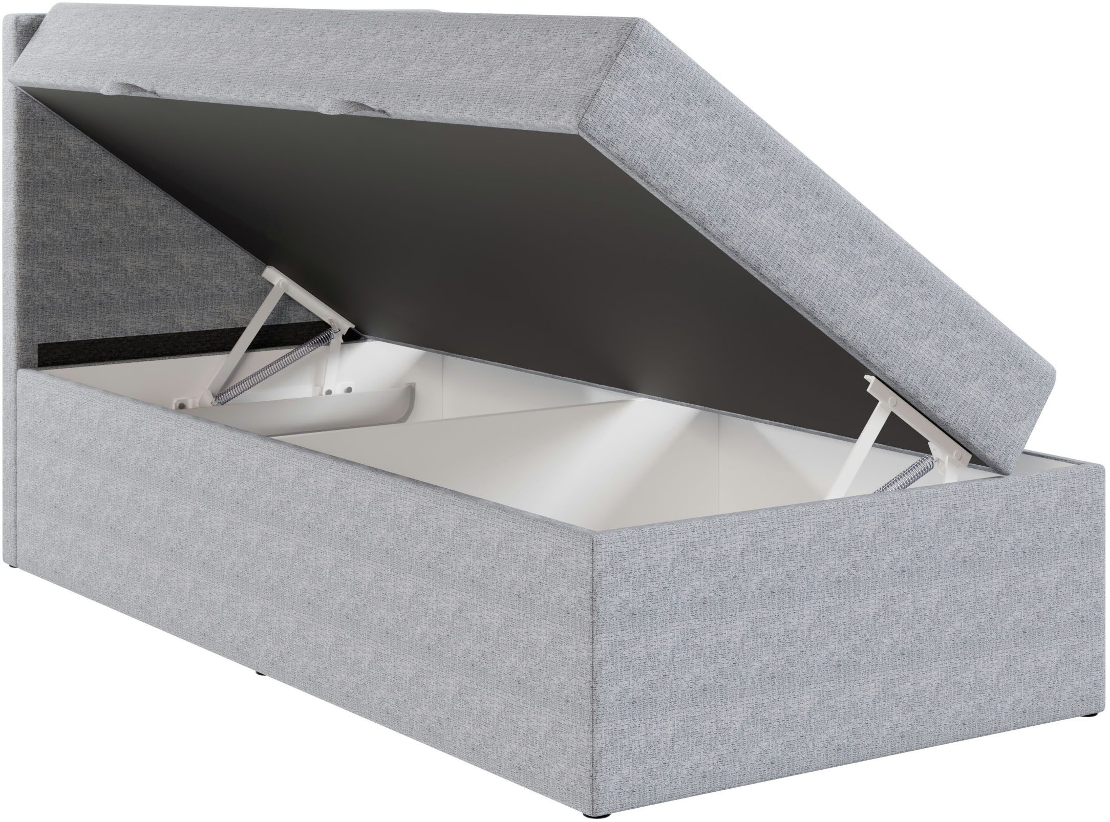 FORTE Einzelbett LUNO inkl. Bettkasten, Breite: 100cm