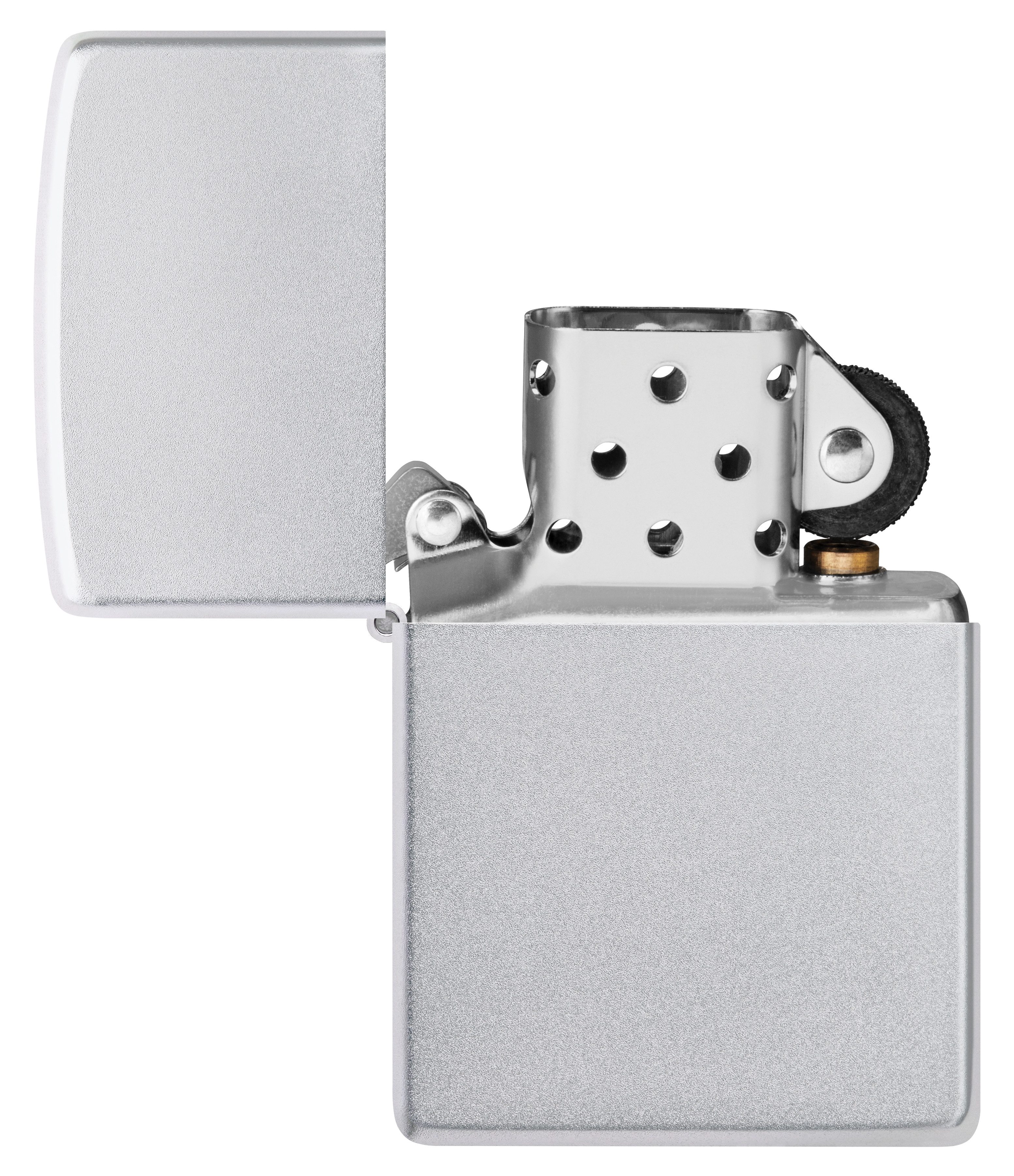 Zippo Feuerzeuge Zippo Sturmfeuerzeug - Base Model - Nachfüllbar Windfest Geschenkbox – Bild 4 von 5