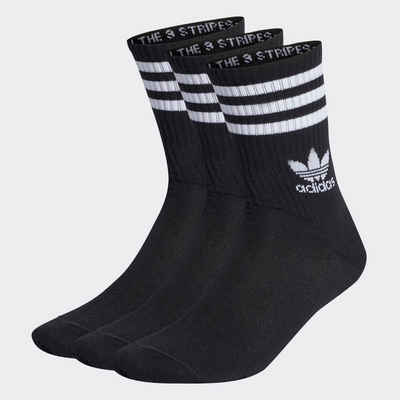 adidas Originals Спортивні шкарпетки MID CUT CREW SOCKEN, 3 PAAR