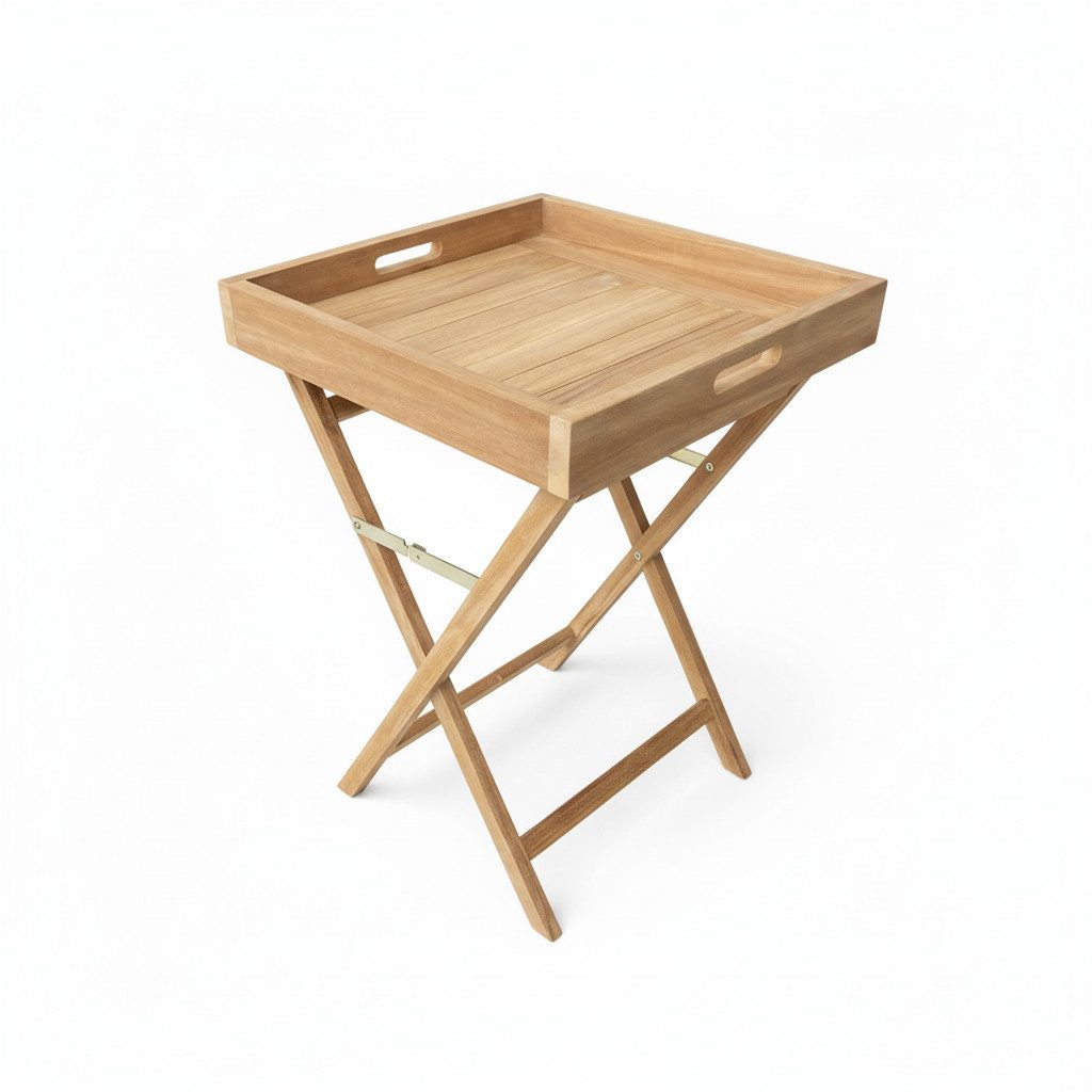 Strandkorb-King Beistelltisch Teakholz Beistelltisch SABANG HIGH 72cm