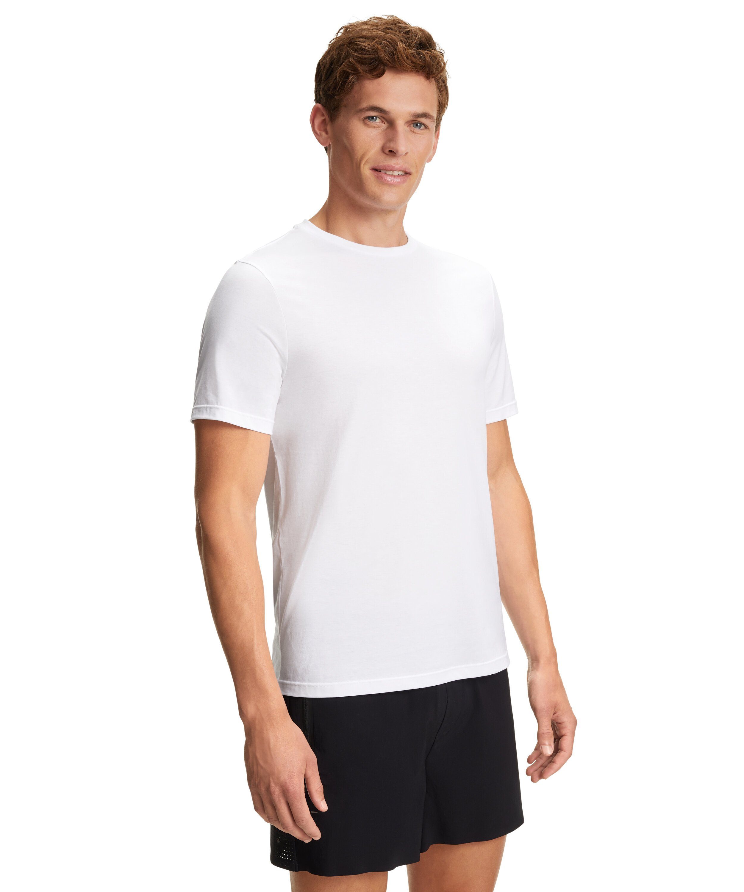 FALKE (2860) kühlend white (1-tlg) T-Shirt