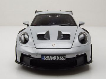 Norev Modellauto Porsche 911 GT3 RS 2022 eis grau Modellauto 1:18 Norev, Maßstab 1:18