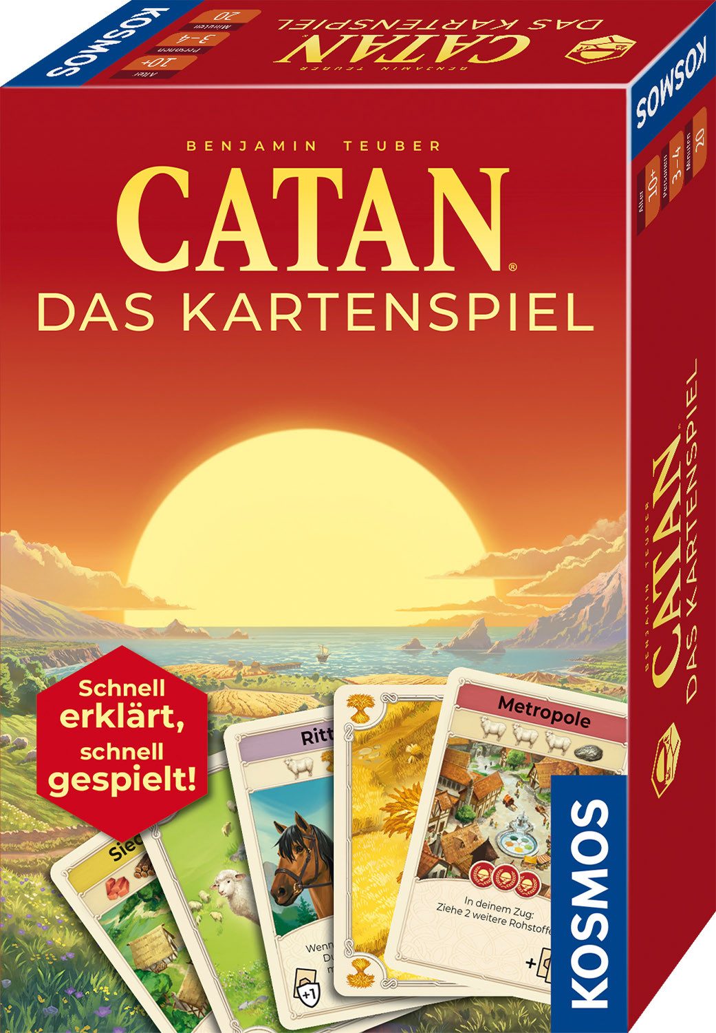 Kosmos Spiel CATAN Das Kartenspiel, Strategiespiel, Made in Germany