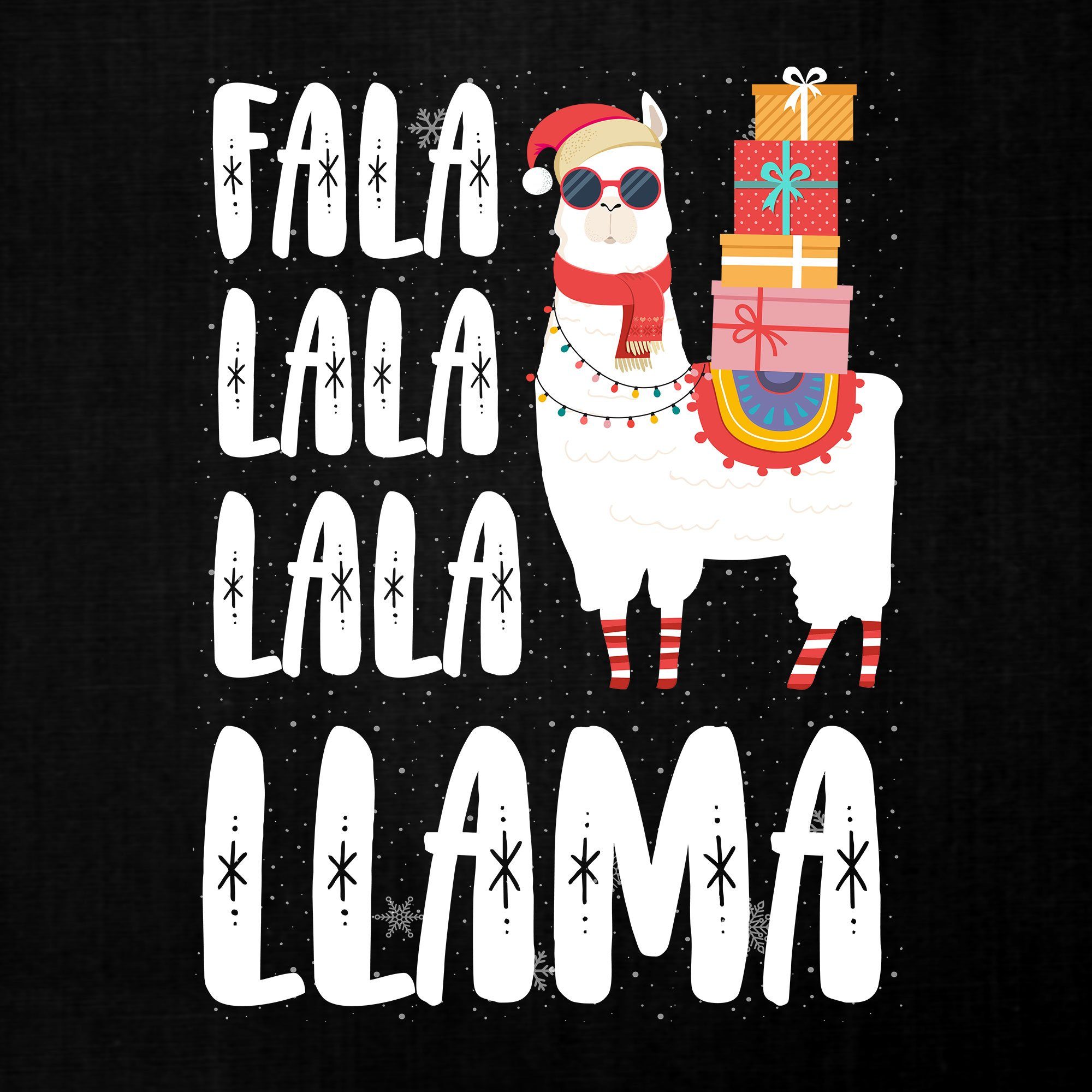 Quattro Formatee Sweatshirt Fala Lala Lala Llama Weihnachten Kinder Pullover (1-tlg)