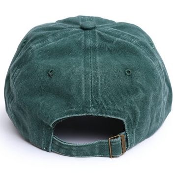 Made by Nami Baseball Cap Basecap Used Look - Rot Schwarz Grün mit oder ohne Prints Softshell Baseball Caps - Schirm-Mütze Kopfbedeckung - Unisex