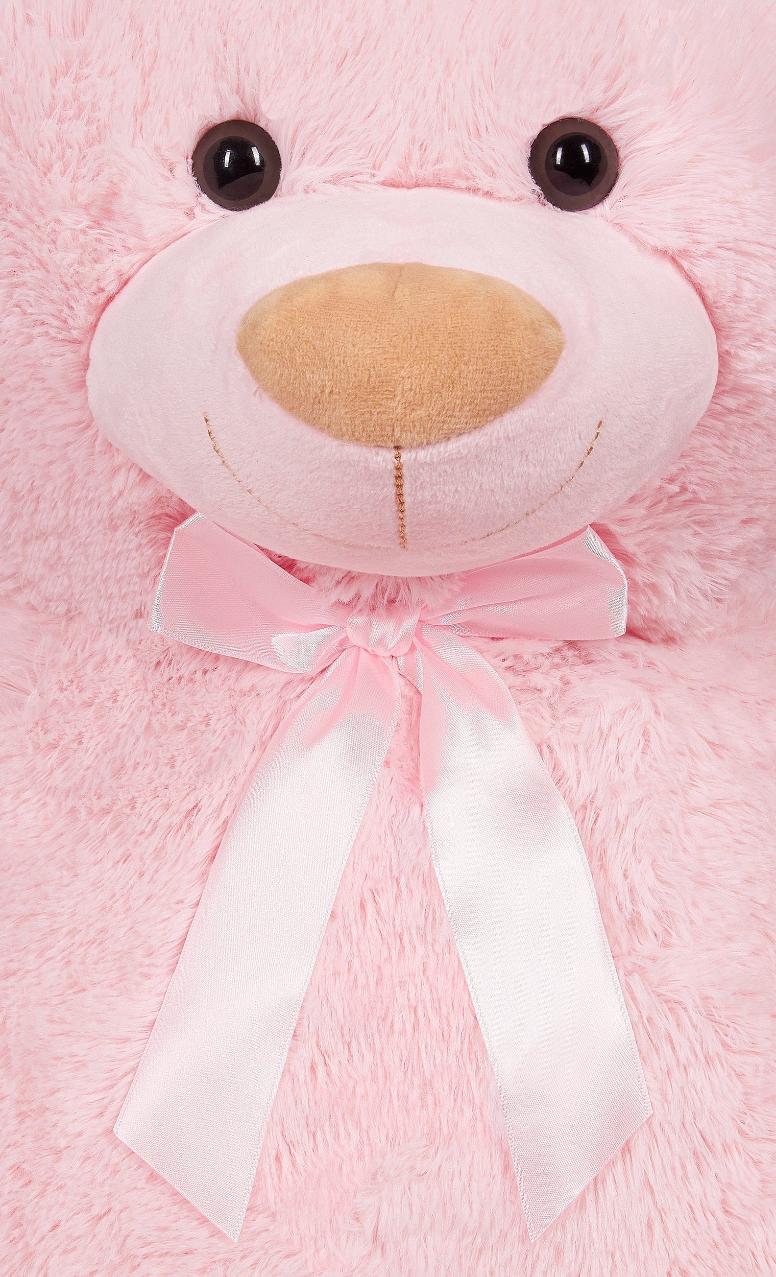 BRUBAKER Kuscheltier XXL Teddybär 100 cm groß mit Ich Liebe Dich Herz (Valentinstagsgeschenk, 1-St), großer Teddy Bär, Stofftier Plüschtier