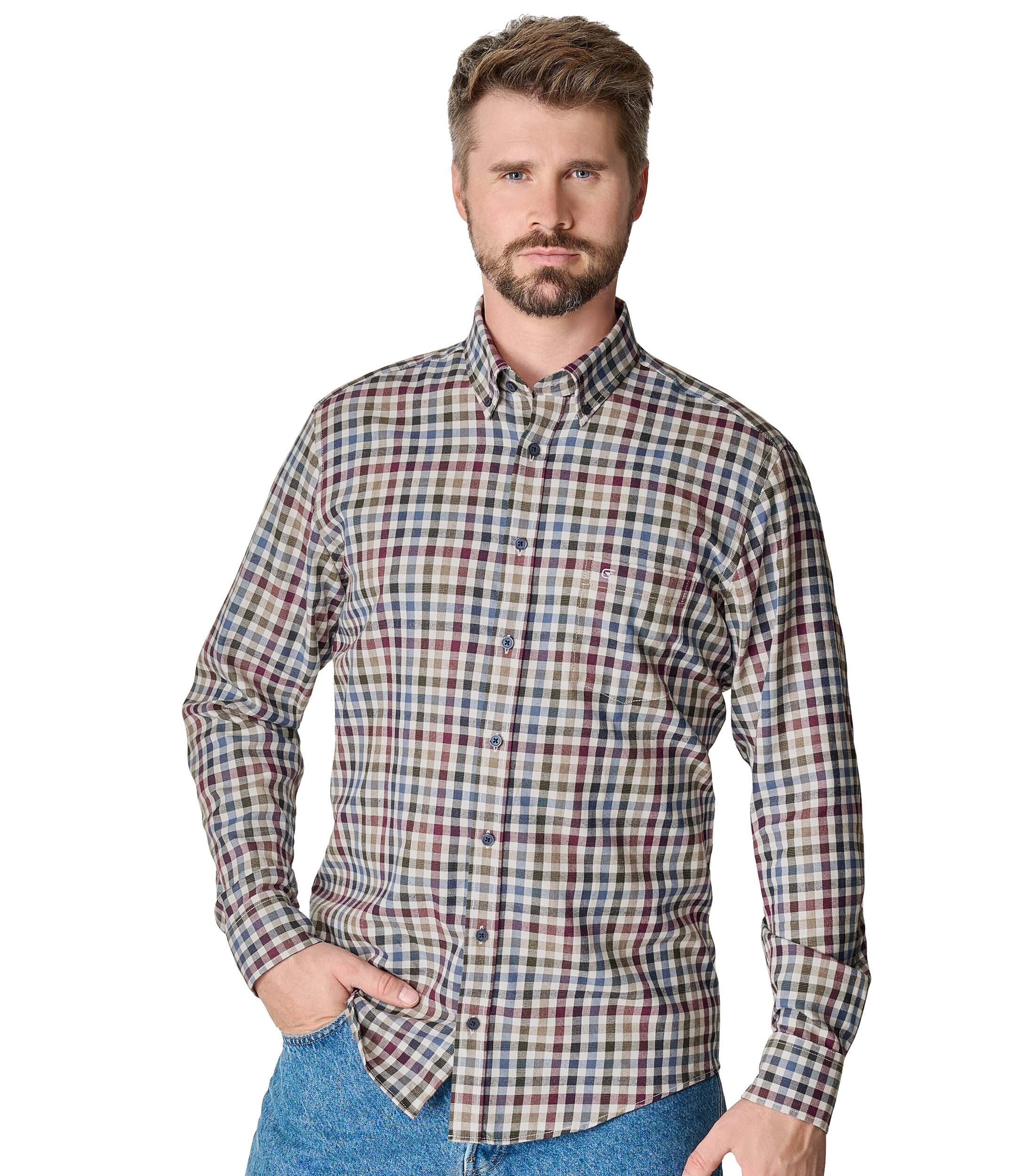 Flanellhemd CASAMODA Flanellhemd kariert